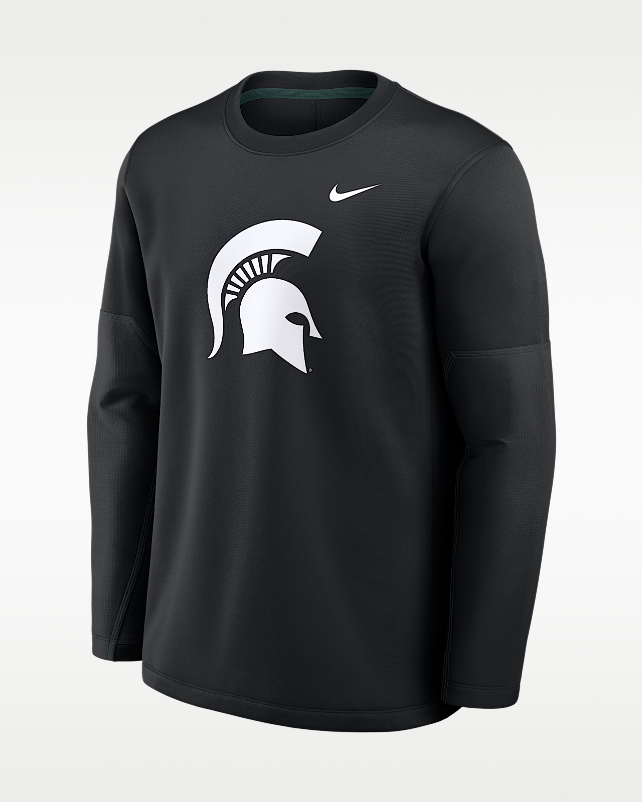 Мужская футболка Michigan State Sideline Coaches Nike Therma-FIT College Long-Sleeve