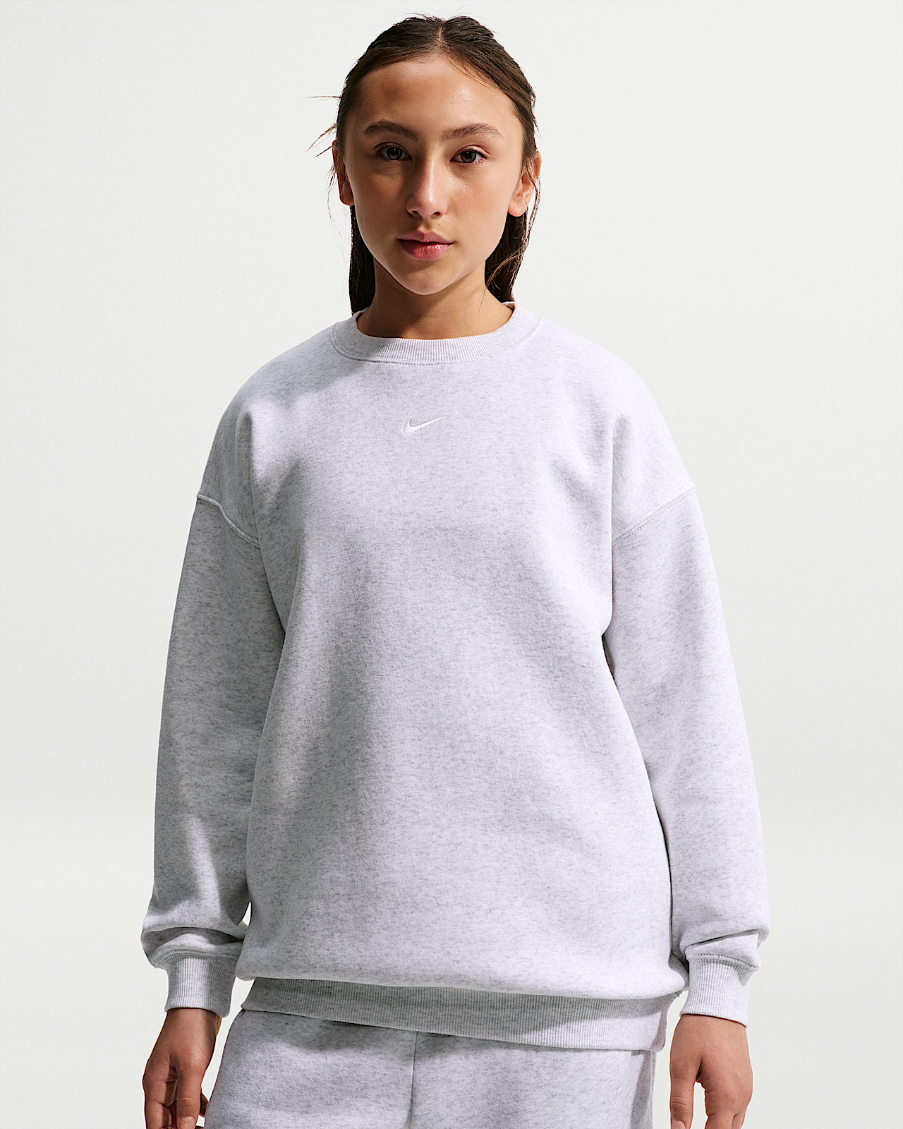 Детский свитшот Nike Sportswear Studio Big Kids' (Girls') Oversized Crew-Neck