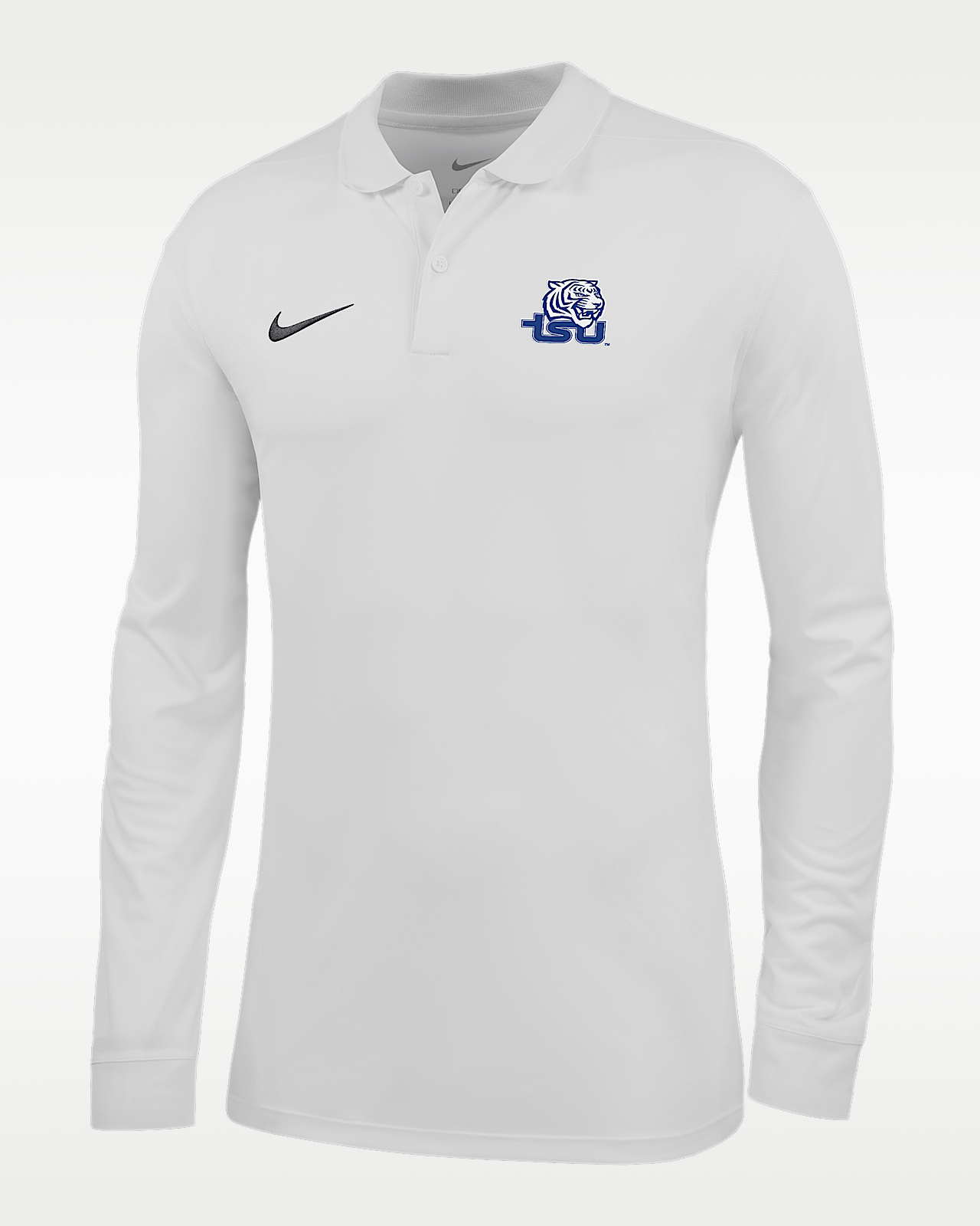 Мужские  Nike College (Tennessee State University) Dri-FIT Long-Sleeve Polo