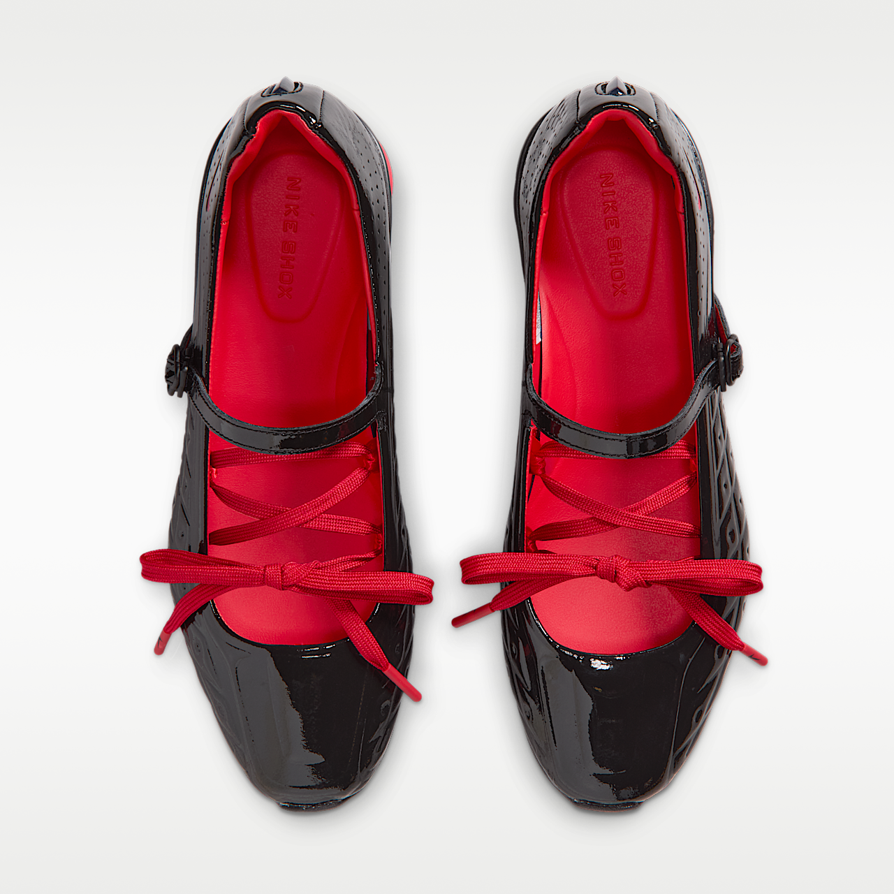 Nike Nike Shox sneaker Zwart/Zwart/University Red/Zwart