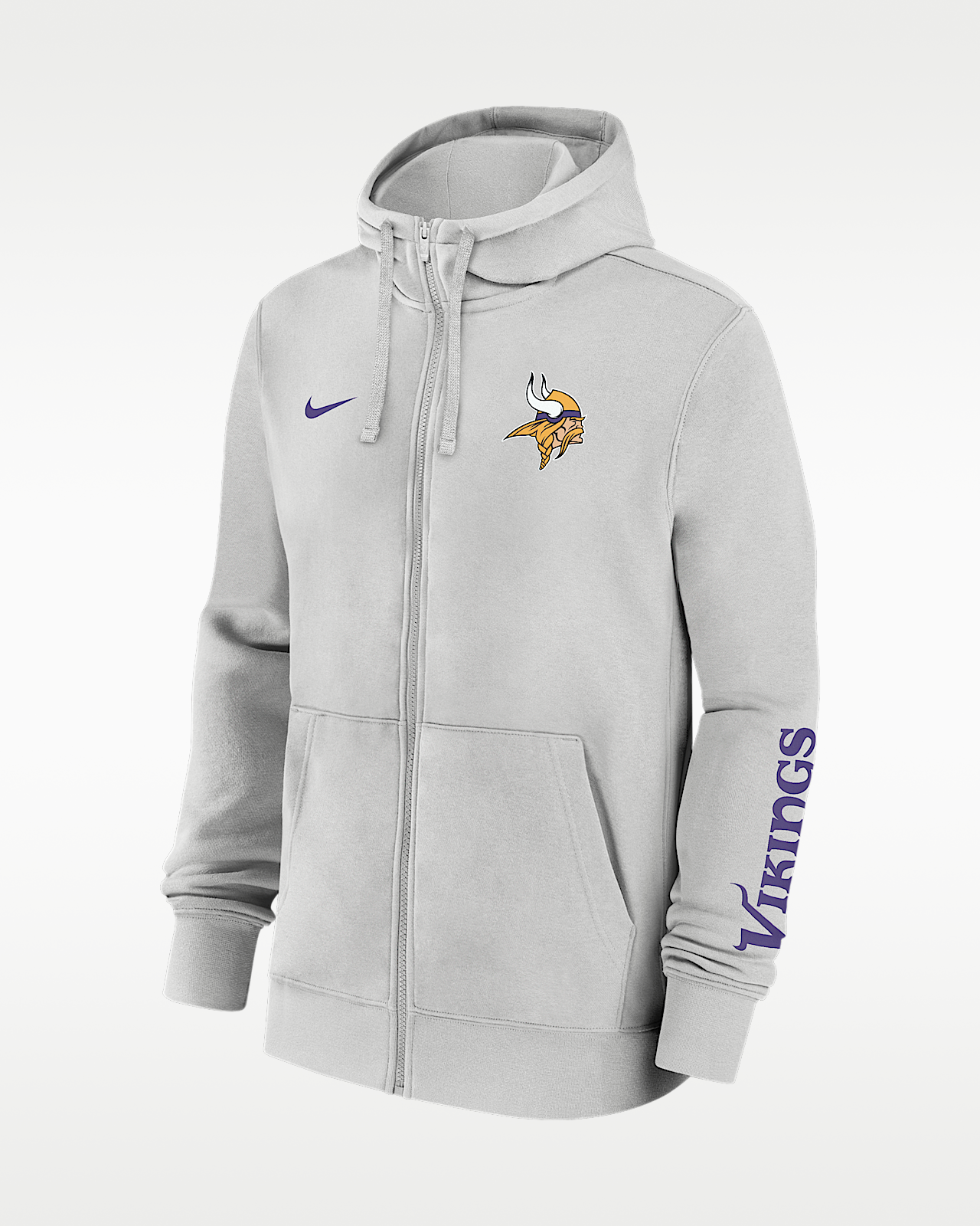 Мужское худи Minnesota Vikings Club Nike NFL Full-Zip Hoodie
