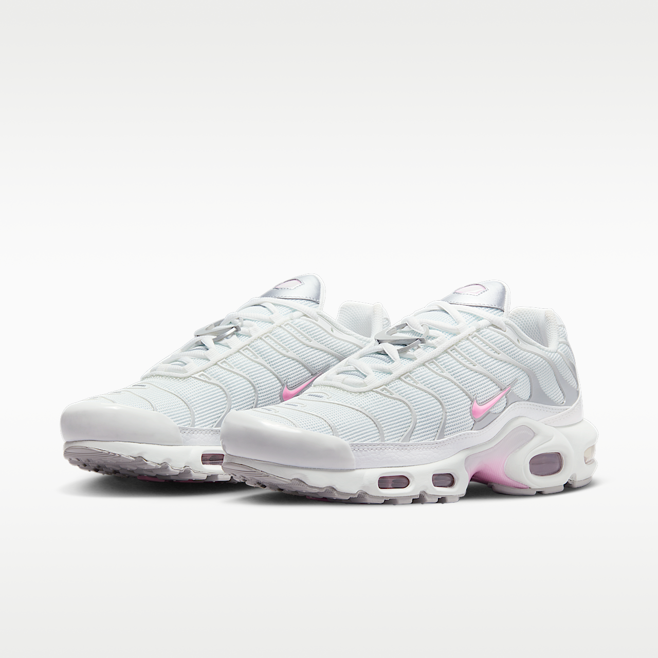 Nike Air Max Plus sneaker Summit White/Grey Fog/Metallic Silver/Pink Rise