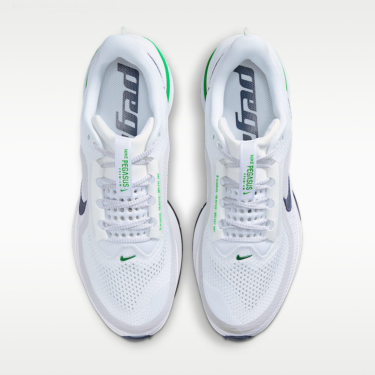 Nike Pegasus sneaker Wit/Midnight Navy/Green Spark