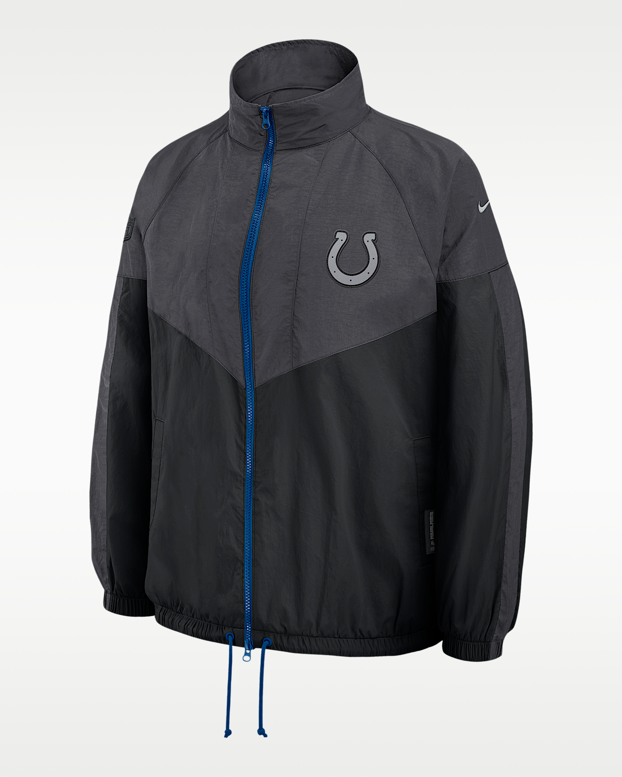 Женская куртка Indianapolis Colts Rivalries Collection Nike NFL Oversized Full-Zip