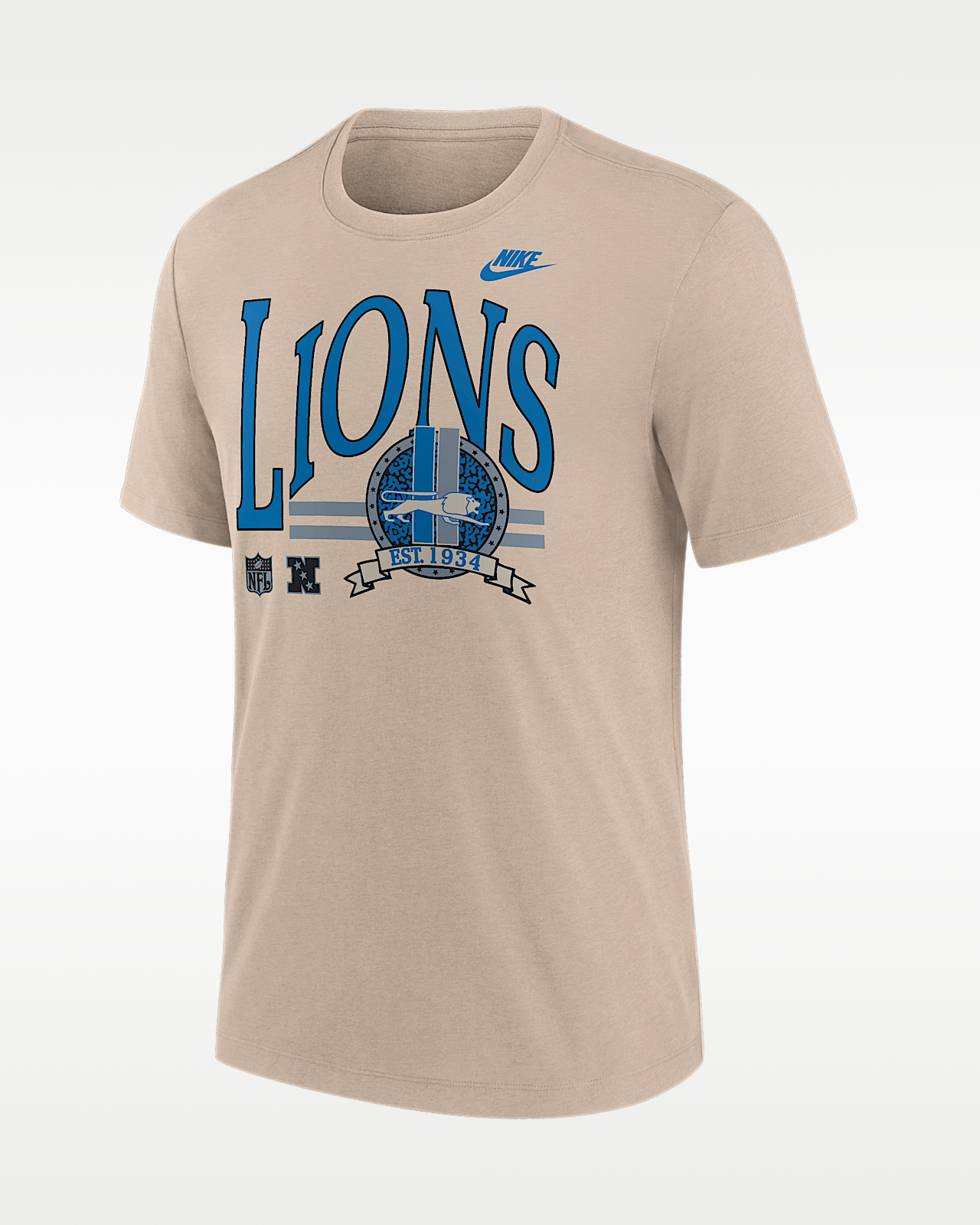 Мужская футболка Detroit Lions Rewind Nike NFL