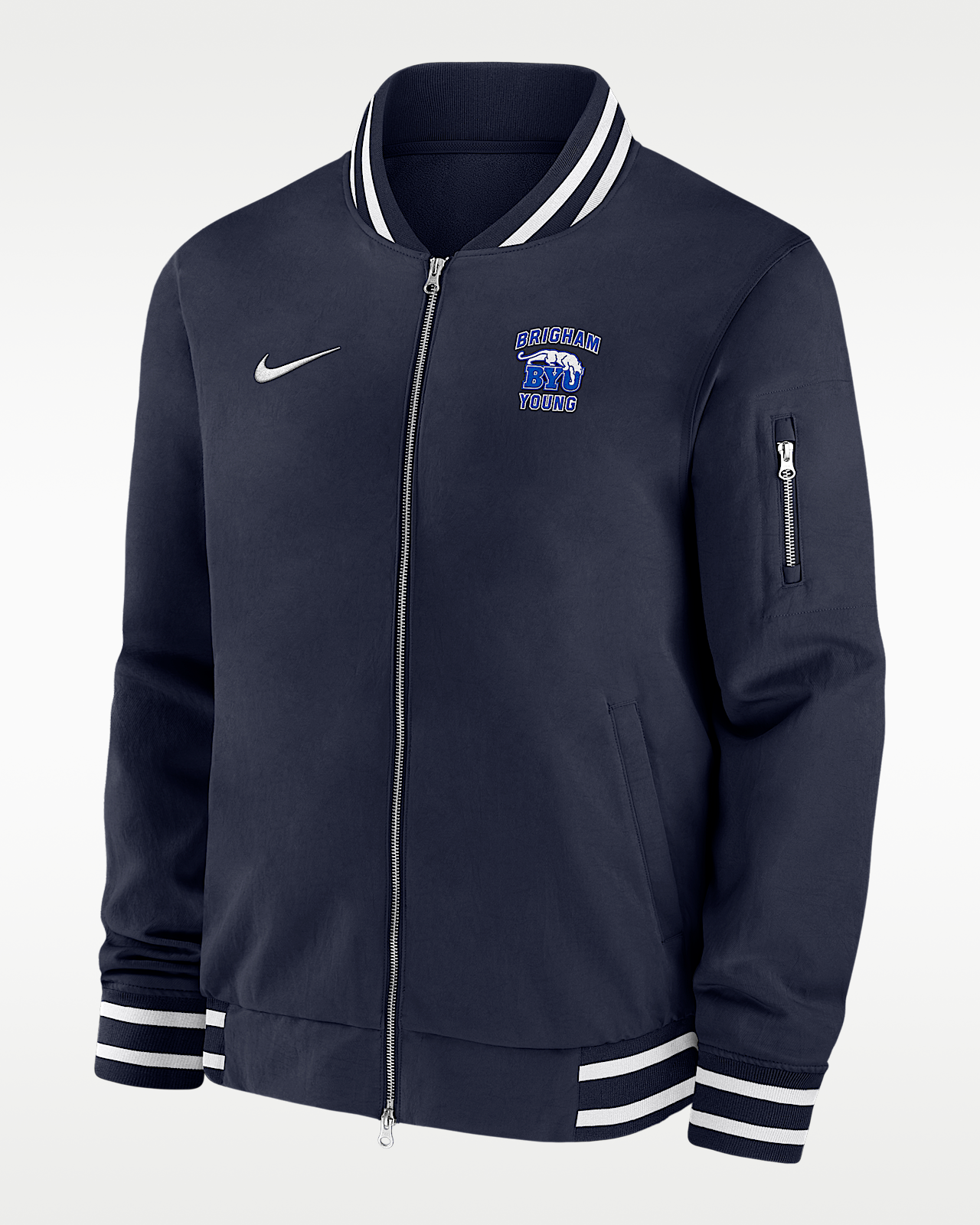 Мужская куртка BYU Cougars Nike College Bomber