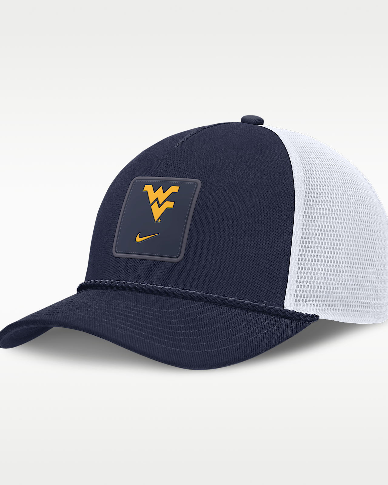 Женские  West Virginia Sideline Gameday Rope Nike College Trucker Adjustable Hat