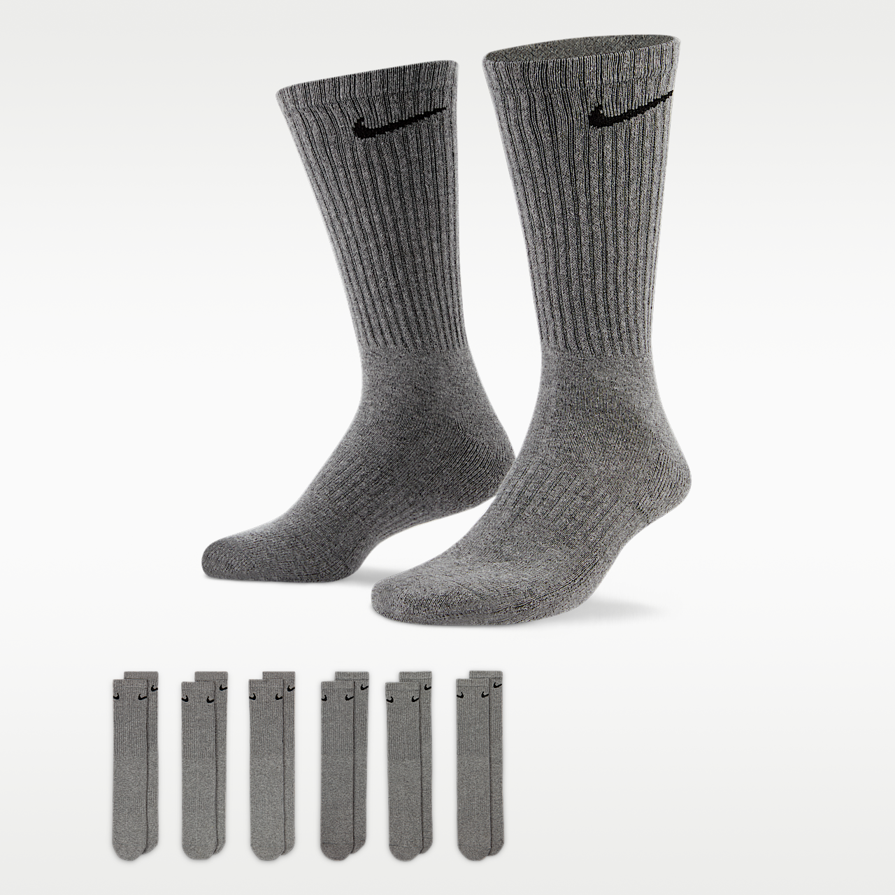 Nike Everyday Cushioned (Carbon Heather/Black)