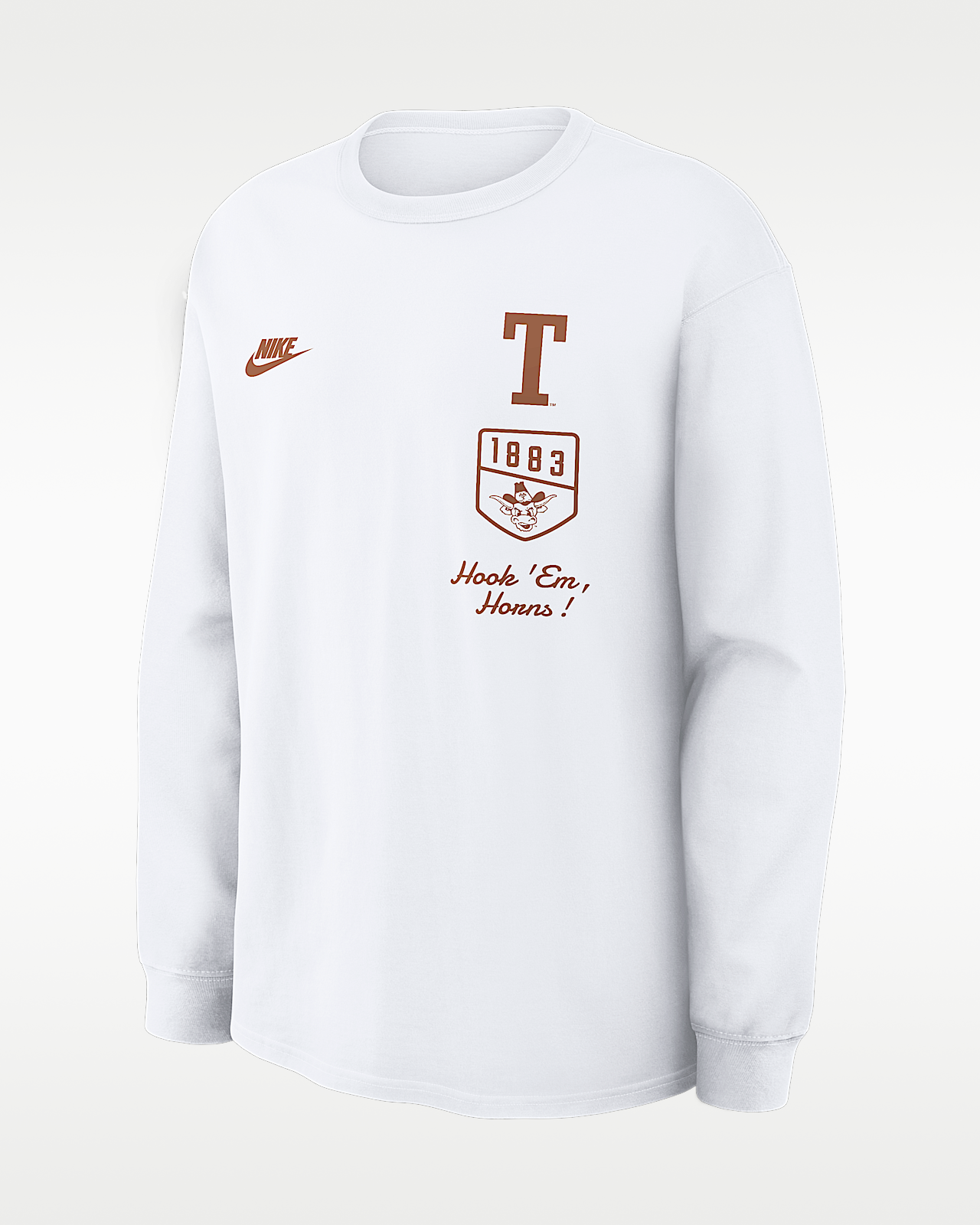 Мужская футболка Texas Legacy Nike College Long-Sleeve
