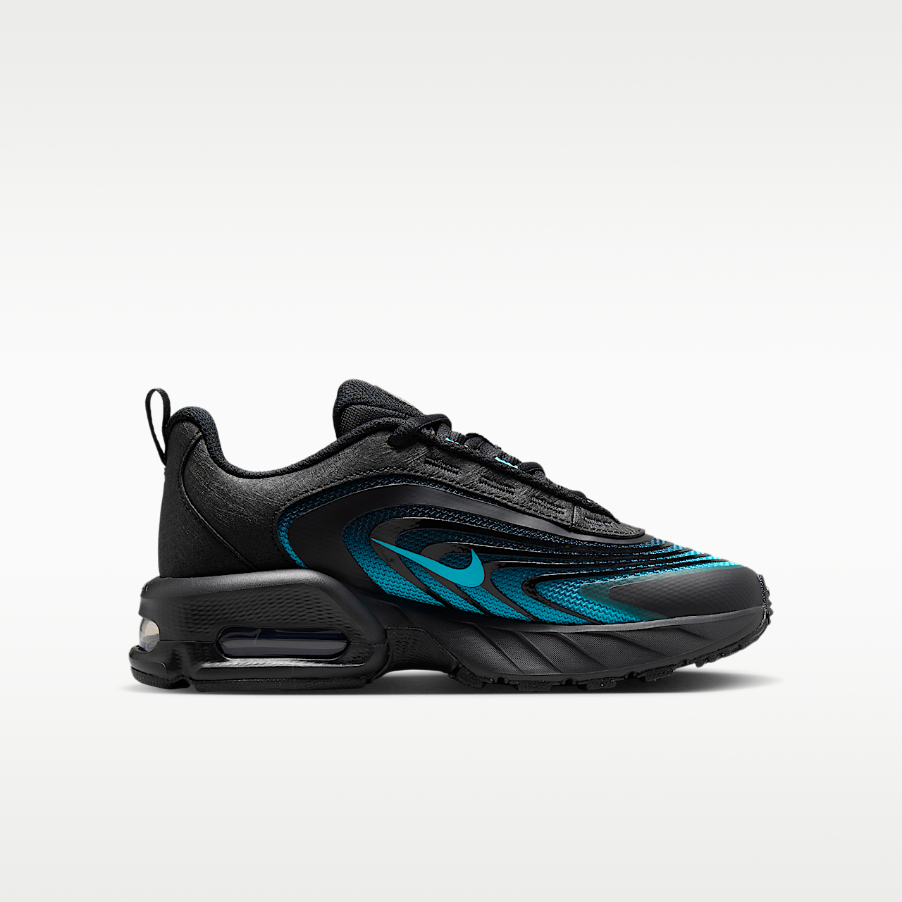 Nike Air Max sneaker Zwart/Metallic Silver/Gamma Blue