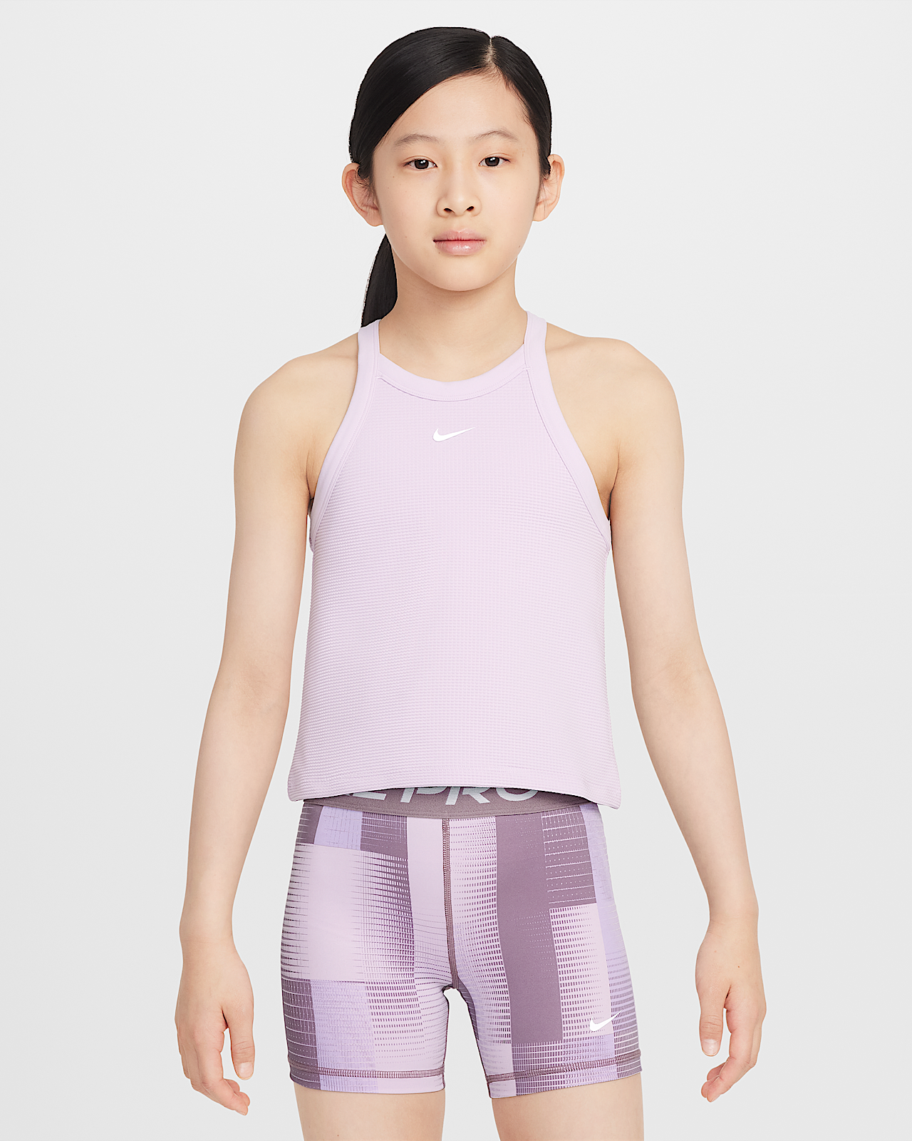 Детские  Nike Girls' High-Neck Tank Top