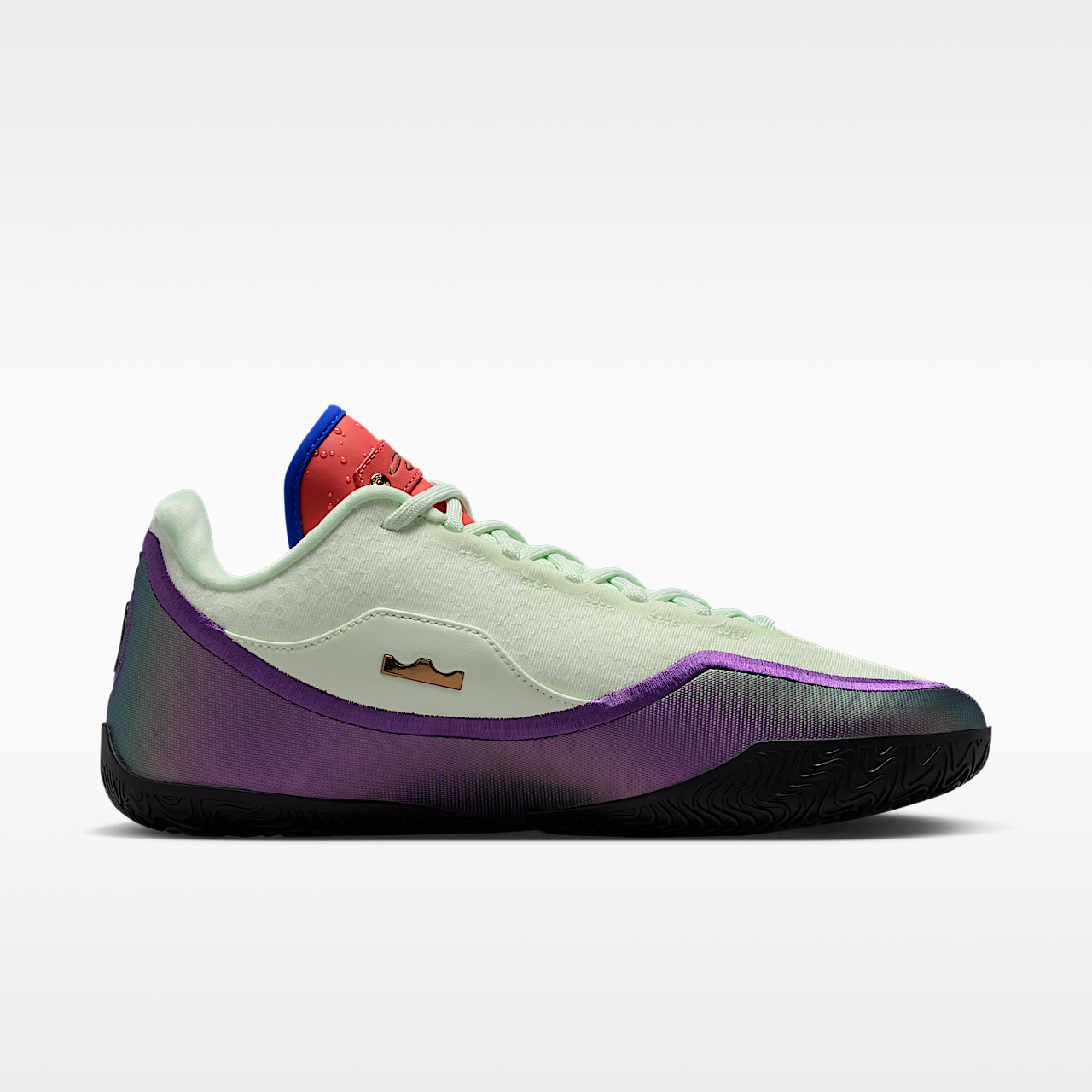 Nike LeBron sneaker Volt Tint/Zwart/Magic Ember/Meerkleurig