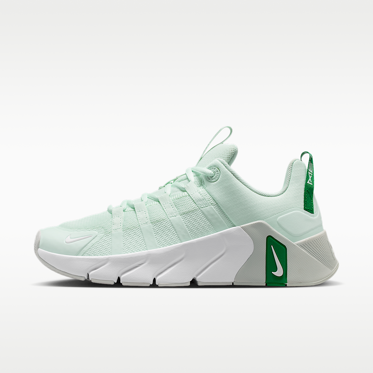 Nike Free sneaker Barely Green/Malachite/Light Silver/Wit