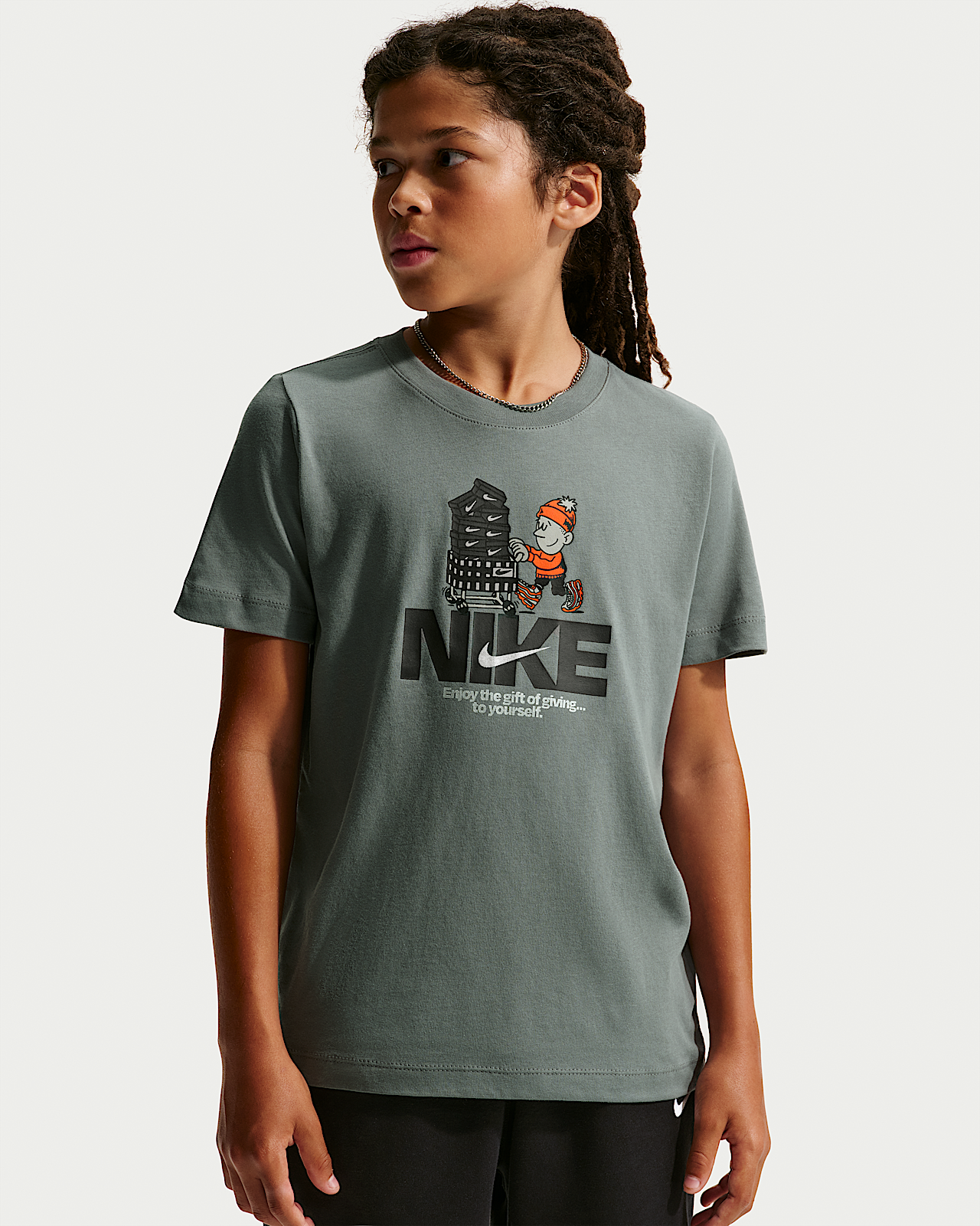 Детская футболка Nike Sportswear Big Kids'