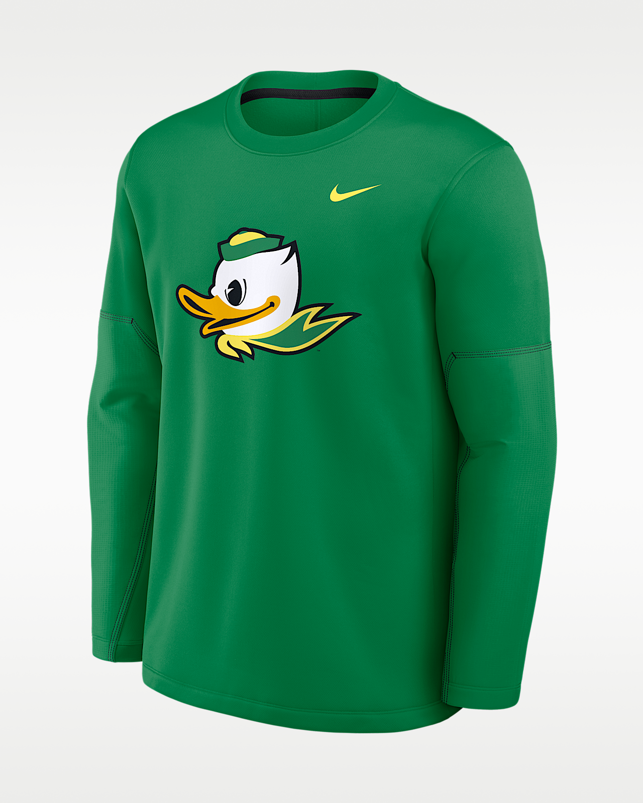 Мужская футболка Oregon Sideline Coaches Nike Therma-FIT College Long-Sleeve