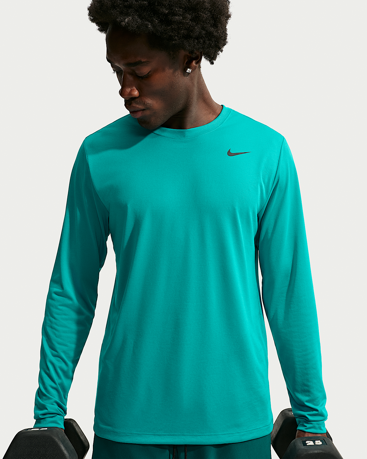 Мужские  Nike Dri-FIT Legend Long-Sleeve Fitness Top для тренировок