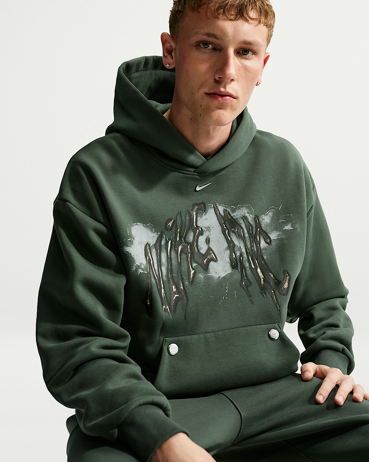 Мужское худи Nike Solo Fleece Pullover Hoodie