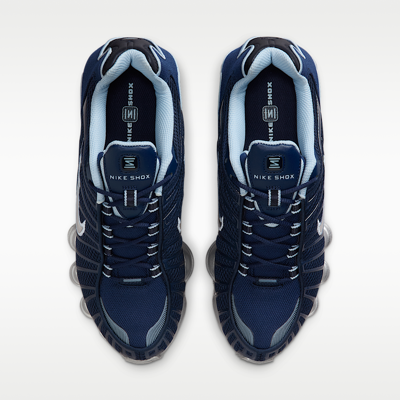 Nike Nike Shox sneaker Obsidian/Light Armory Blue/Flat Silver/Metallic Platinum