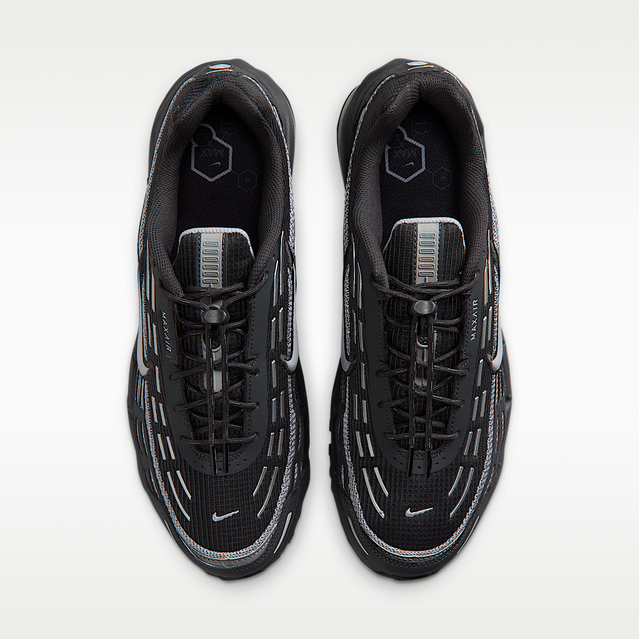 Nike Air Max sneaker Dark Smoke Grey/Metallic Silver/Zwart/Wolf Grey