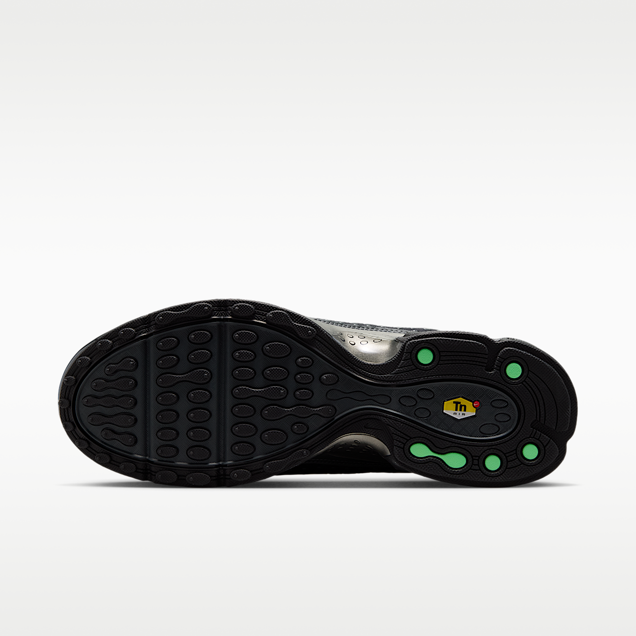 Nike Air Max Plus sneaker Zwart/Dark Smoke Grey/Metallic Pewter/Illusion Green