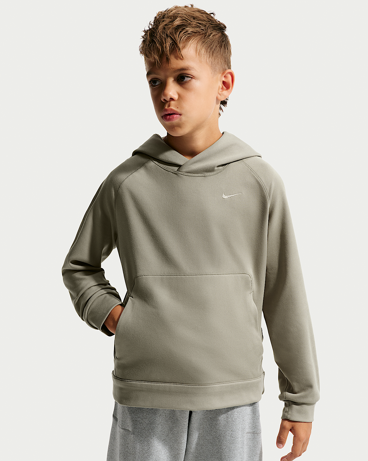 Детское худи Nike Primary Nanoknit Big Kids' (Boys') Dri-FIT UV Protection Pullover Hoodie