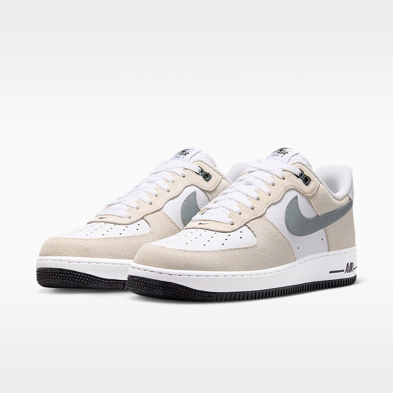 Nike  sneaker Wit/Zwart/Cool Grey/Metallic Cool Grey
