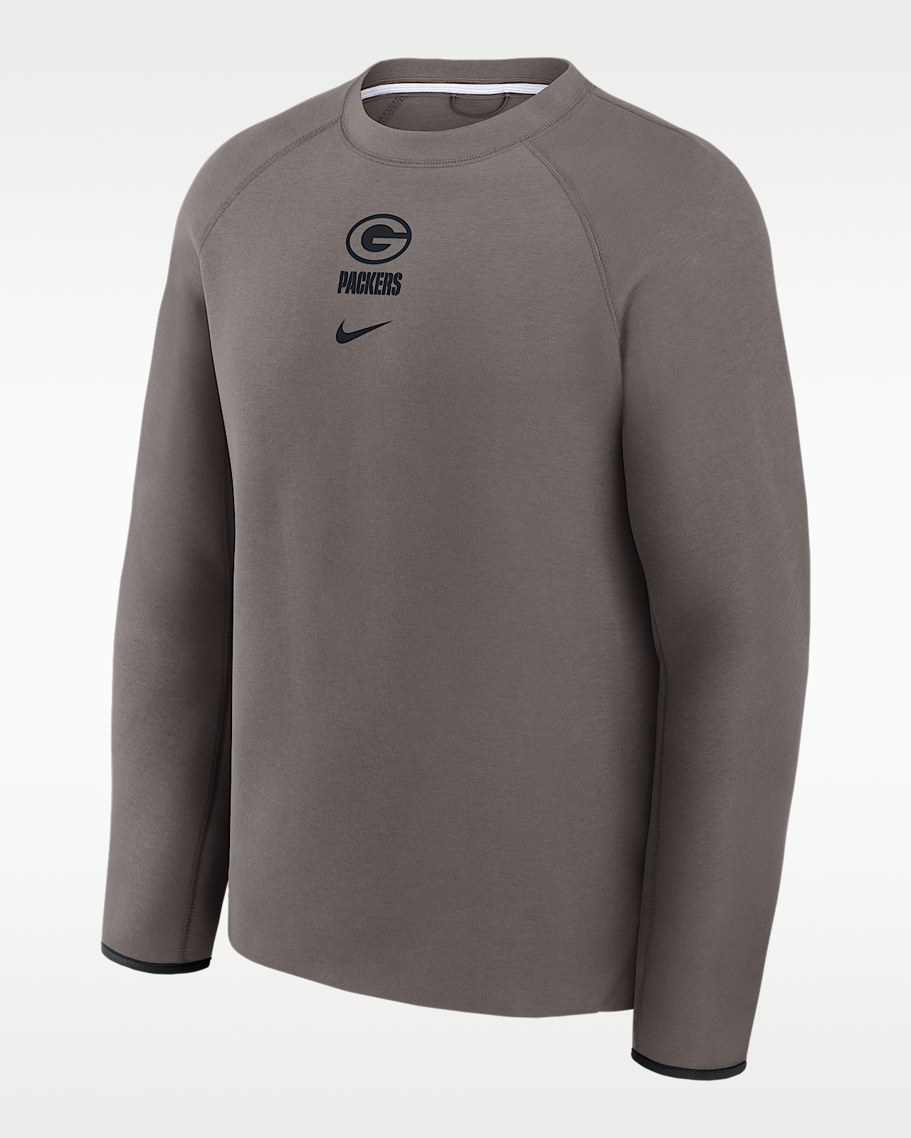 Мужские  Green Bay Packers Tech Fleece Nike NFL Pullover Crew