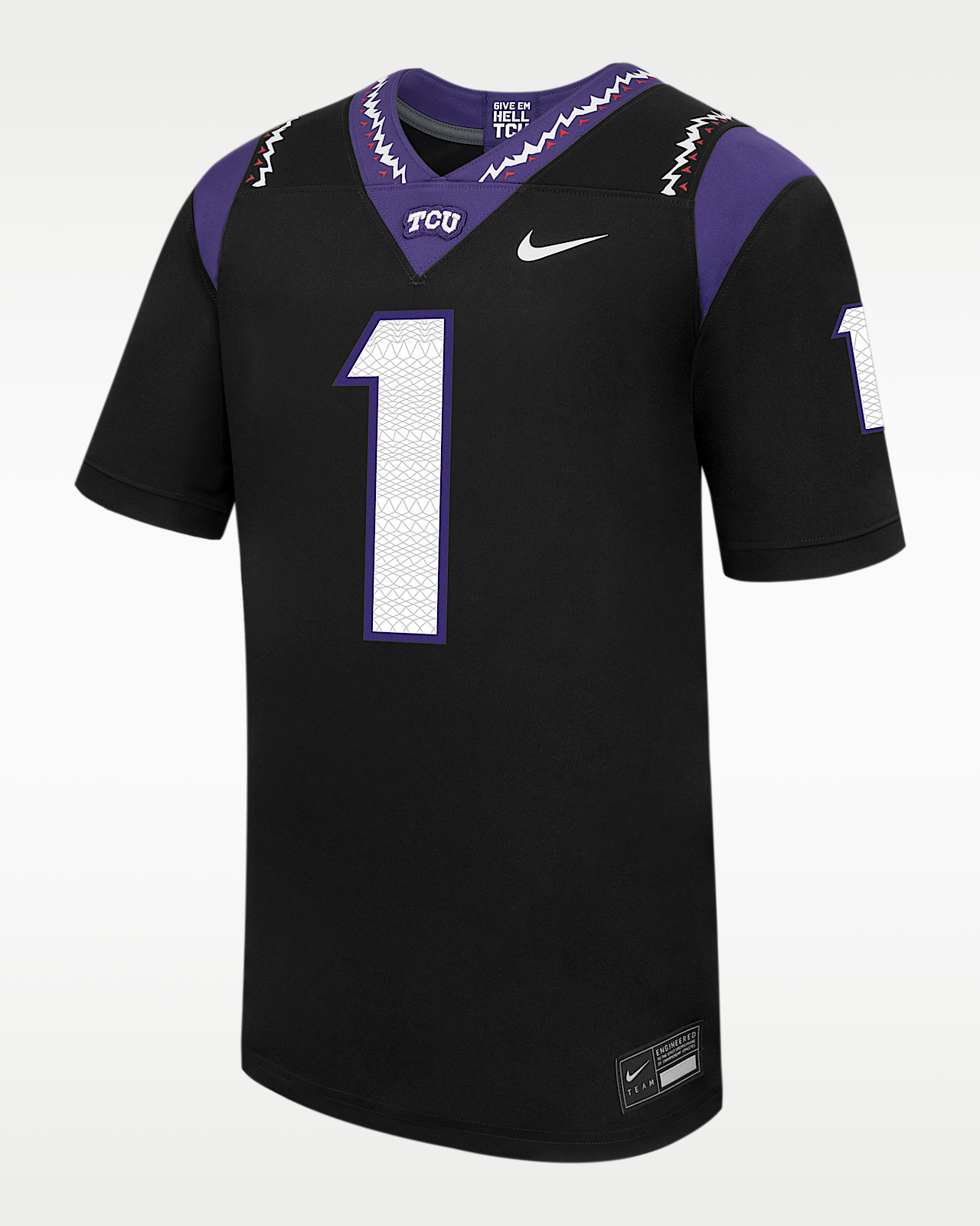 Мужские джерси TCU Nike College Untouchable Game Jersey
