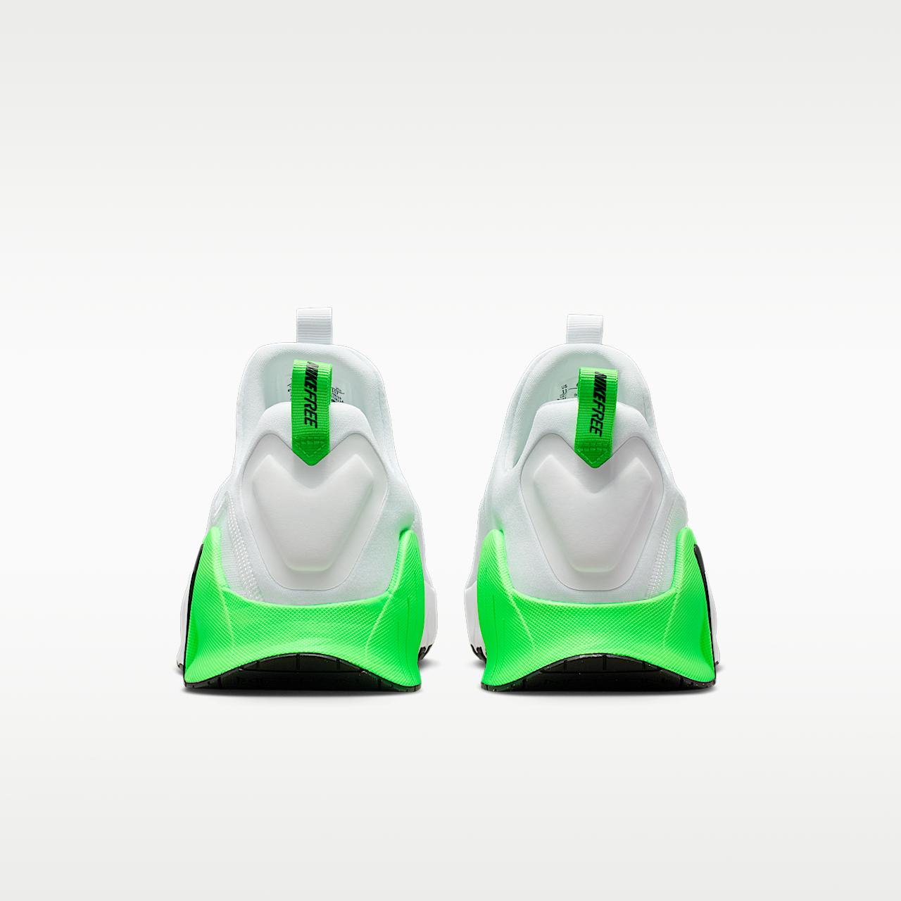Nike Free sneaker Wit/Green Strike/Zwart/Zwart