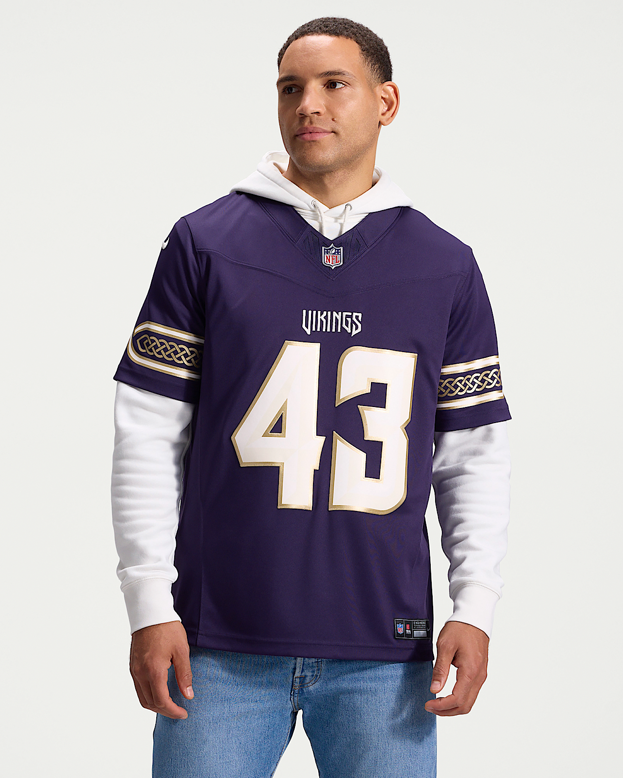 Мужские джерси Andrew Van Ginkel Minnesota Vikings Rivalries Collection Nike Dri-FIT NFL Limited Jersey