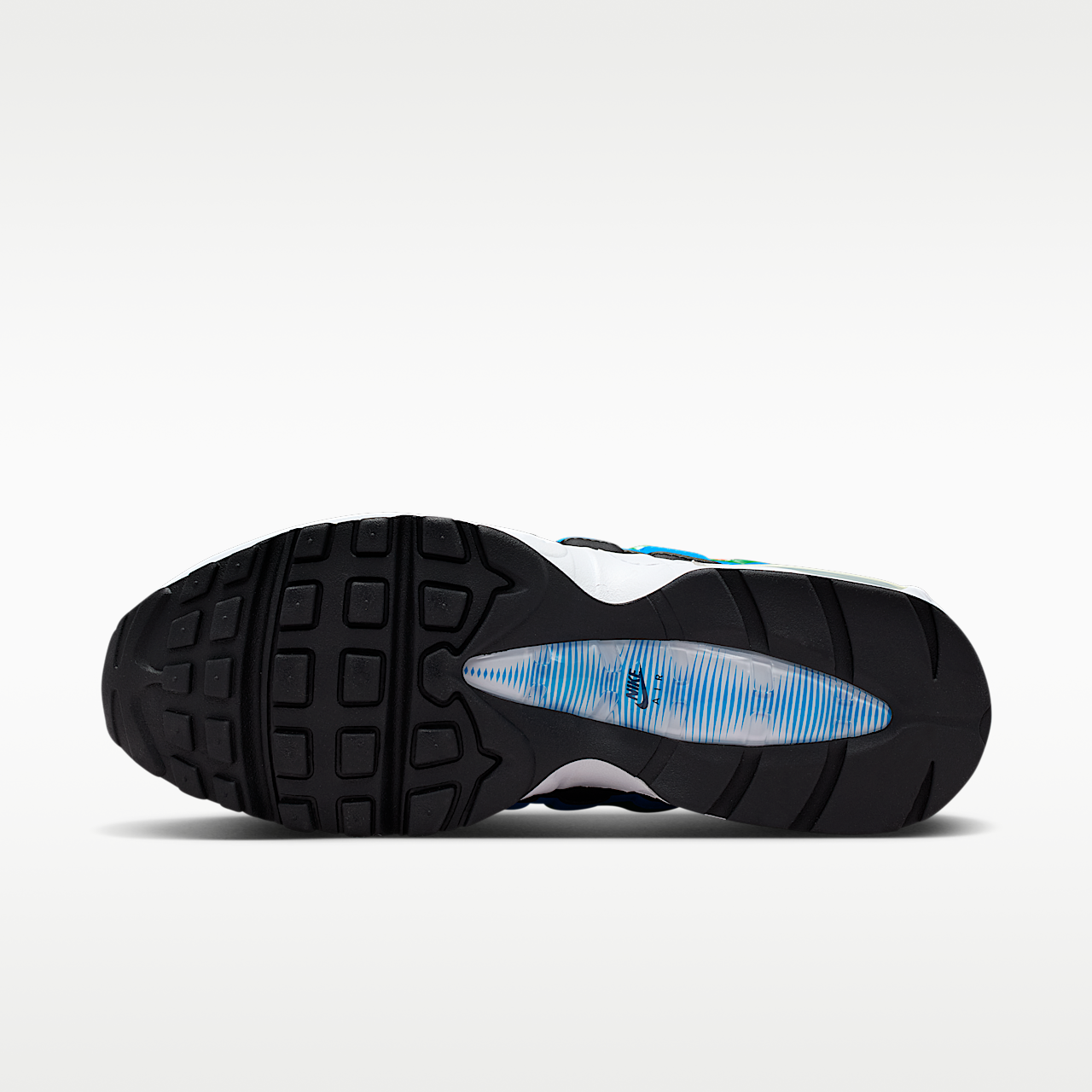 Nike Air Max 95 sneaker Wit/Chile Red/Photo Blue/Metallic Gold