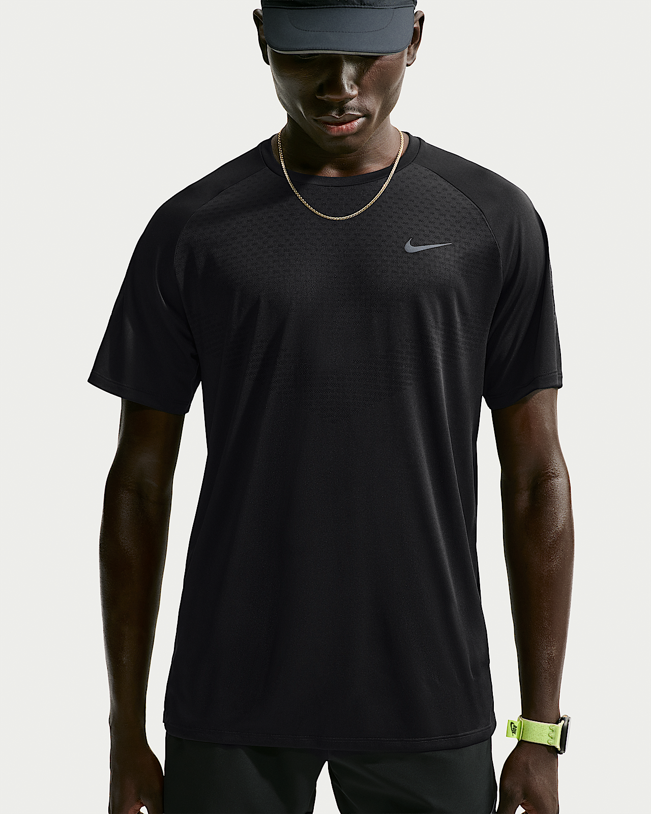 Мужские шорты Nike Stride Dri-FIT Winterized Short-Sleeve Top для бега