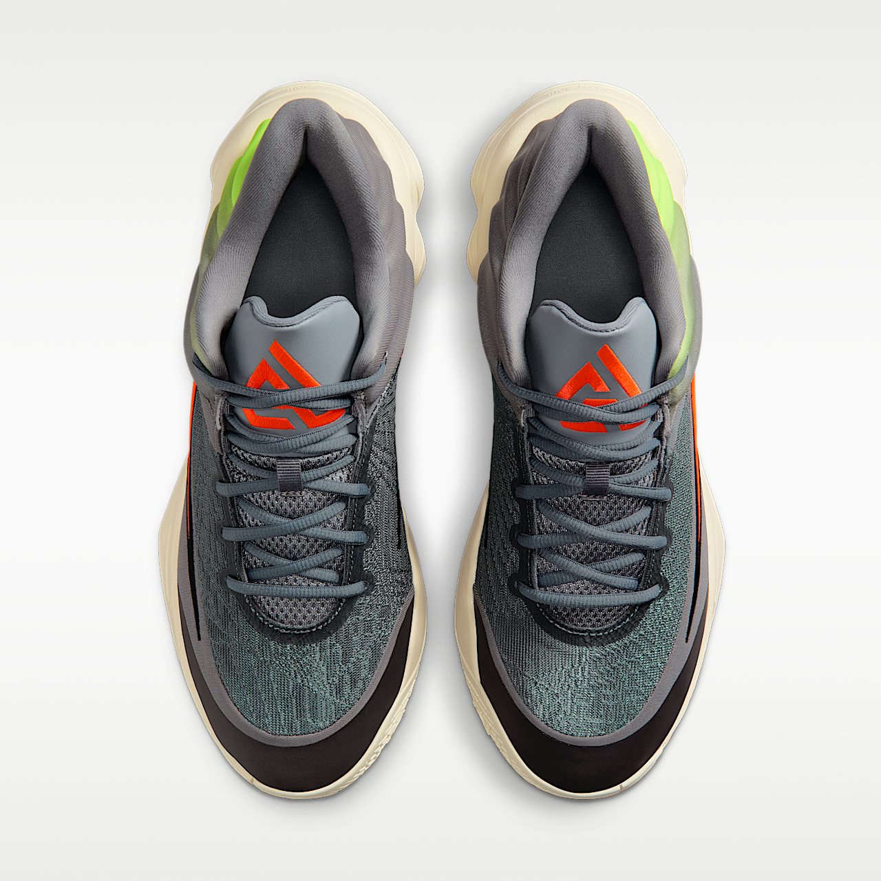 Nike  sneaker Cool Grey/Volt/Coconut Milk/Total Crimson