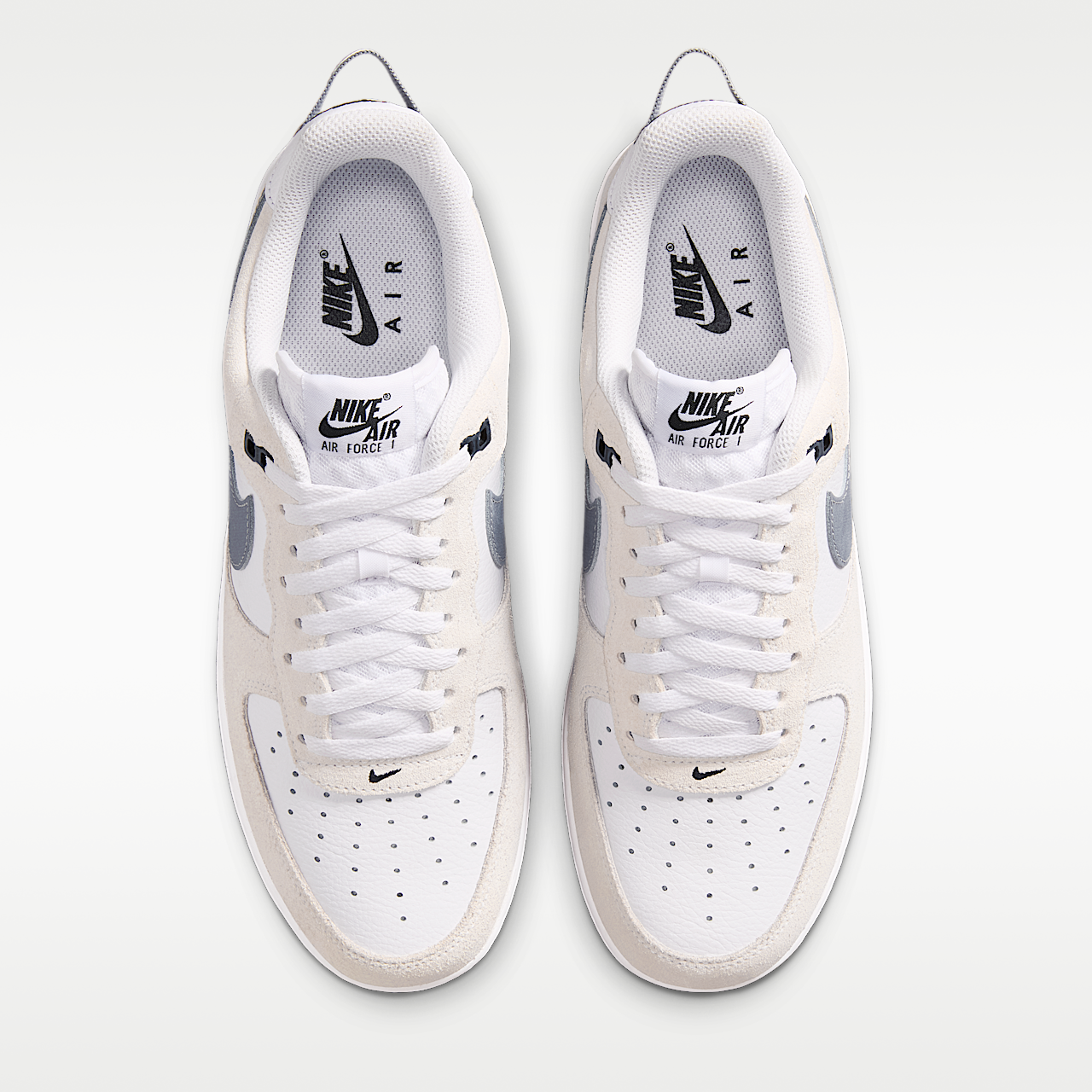 Nike  sneaker Wit/Zwart/Cool Grey/Metallic Cool Grey