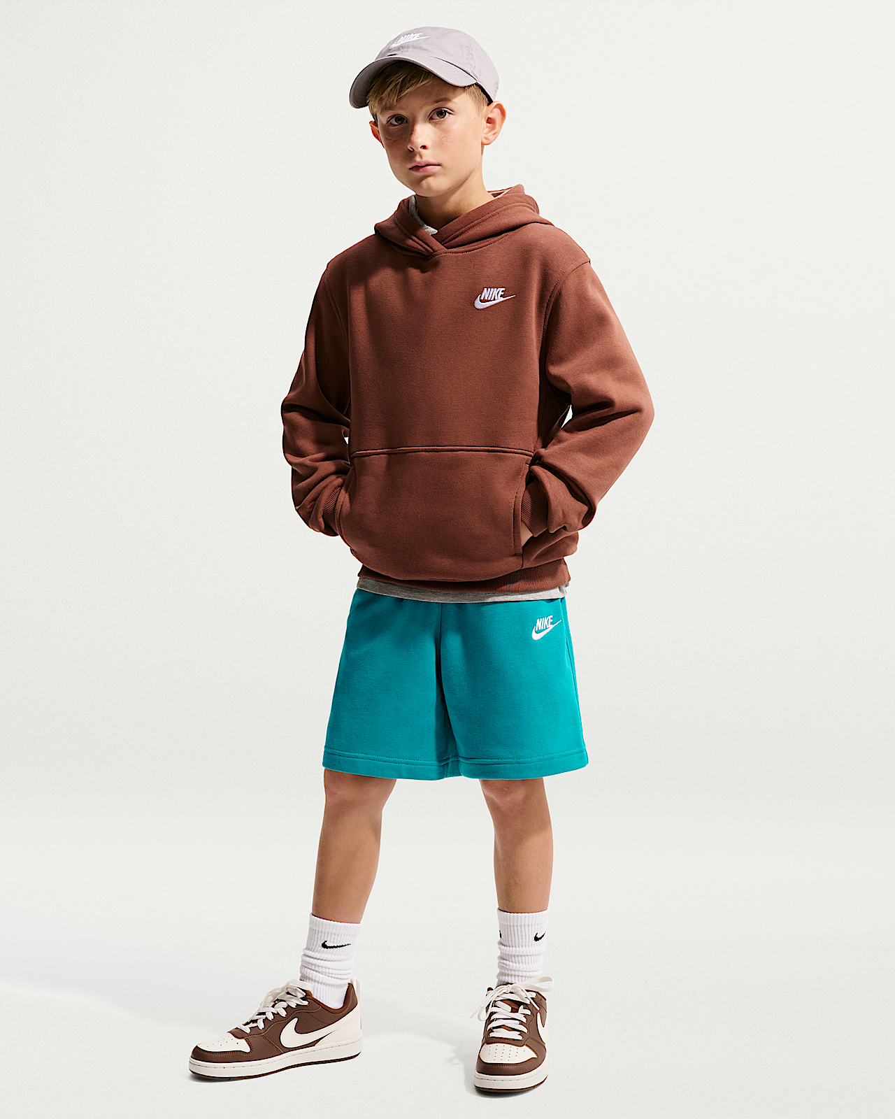 Детские шорты Nike Sportswear Club Fleece Big Kids' French Terry Shorts