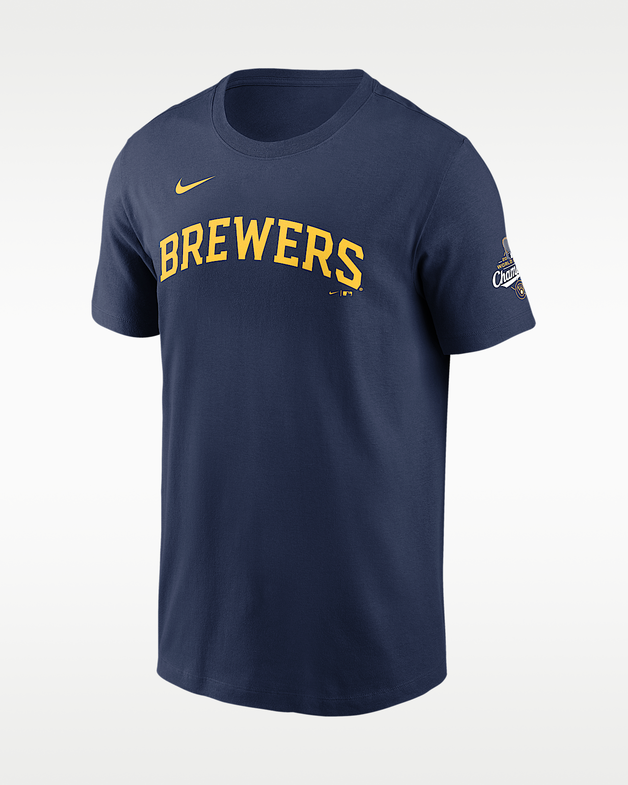 Мужская футболка Sal Frelick Milwaukee Brewers 2026 World Series Champions Nike MLB