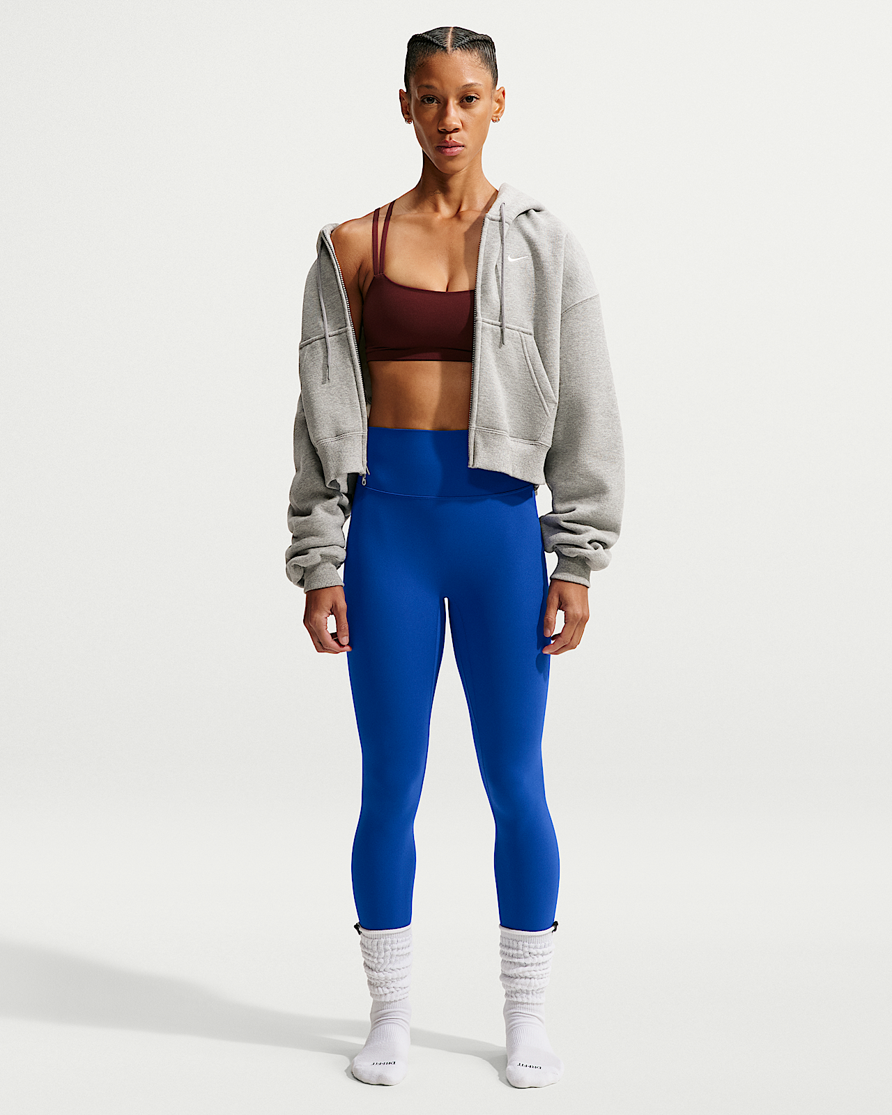 Женские тайтсы Nike Zenvy High-Waisted 7/8 Leggings with No Front Seam