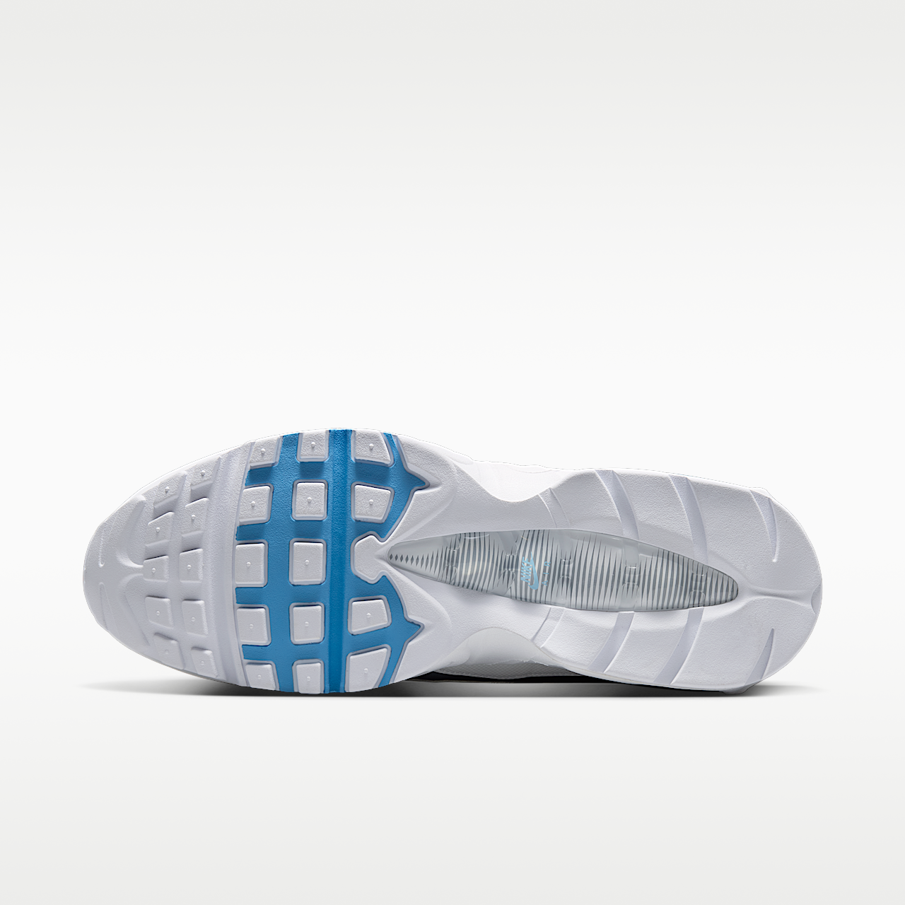 Nike Air Max sneaker Smoke Grey/Wit/Zwart/Football Blue