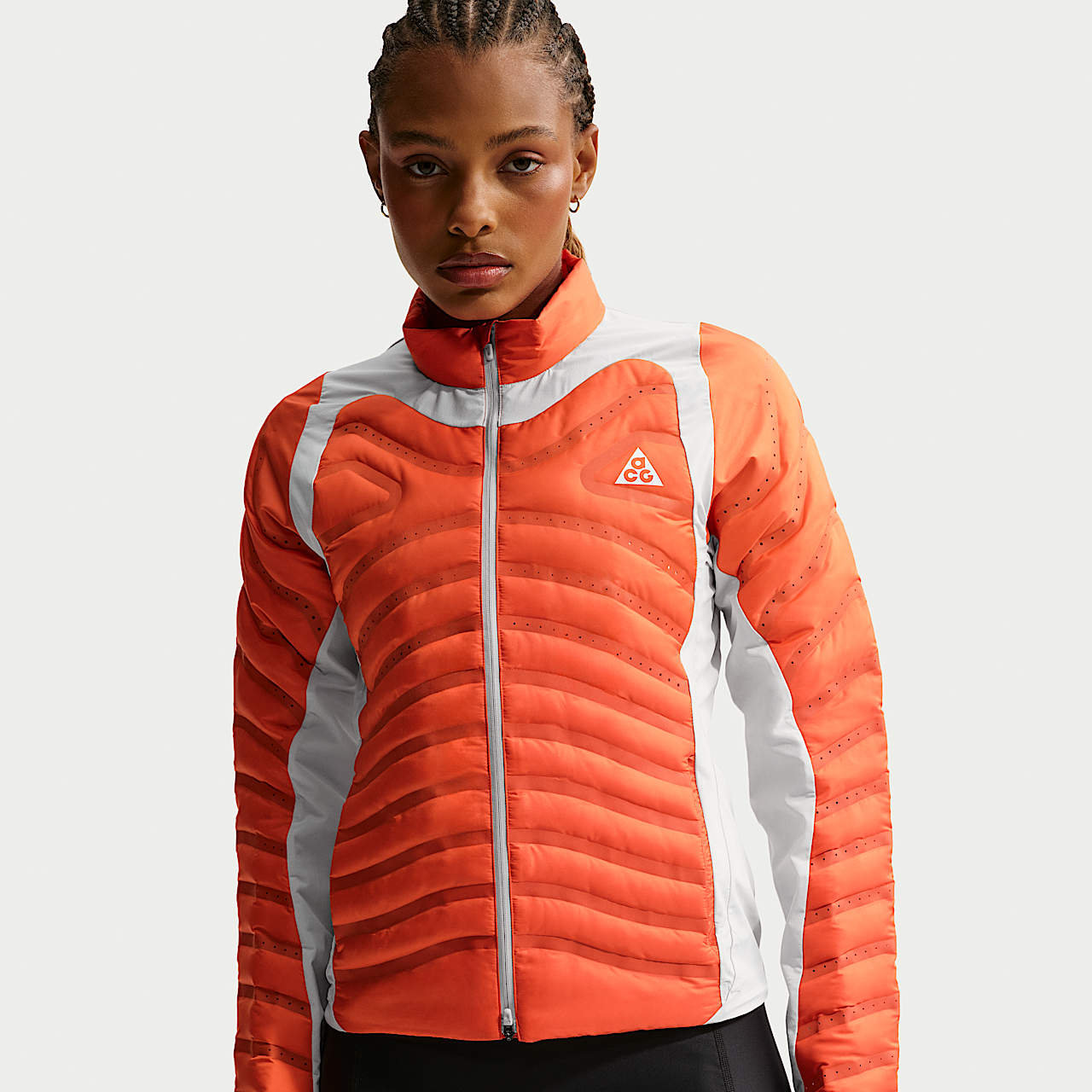 Nike ACG sneaker Safety Orange/Light Orewood Brown/Cream II/Summit White