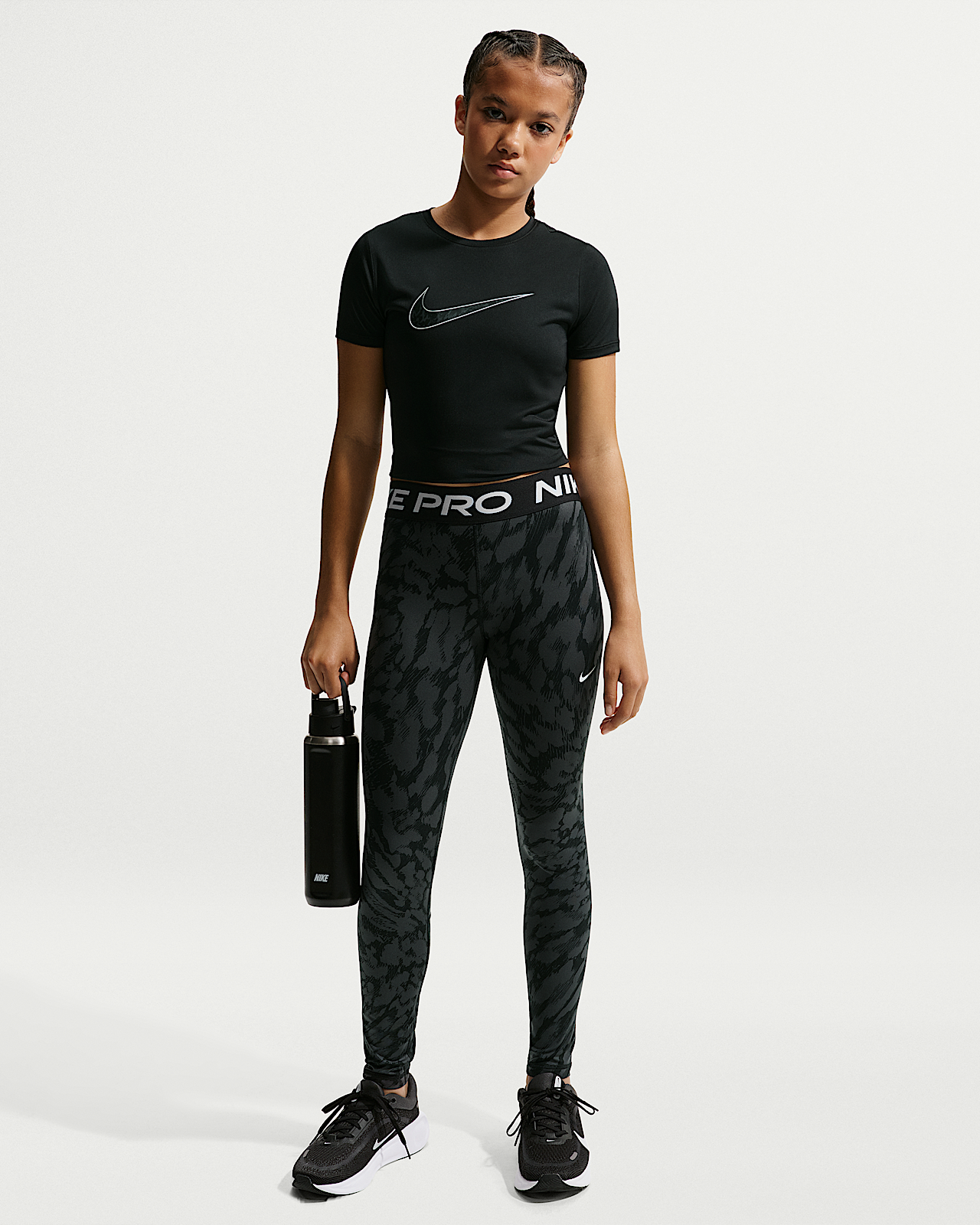 Детские тайтсы Nike Pro Big Kids' (Girls') Leggings