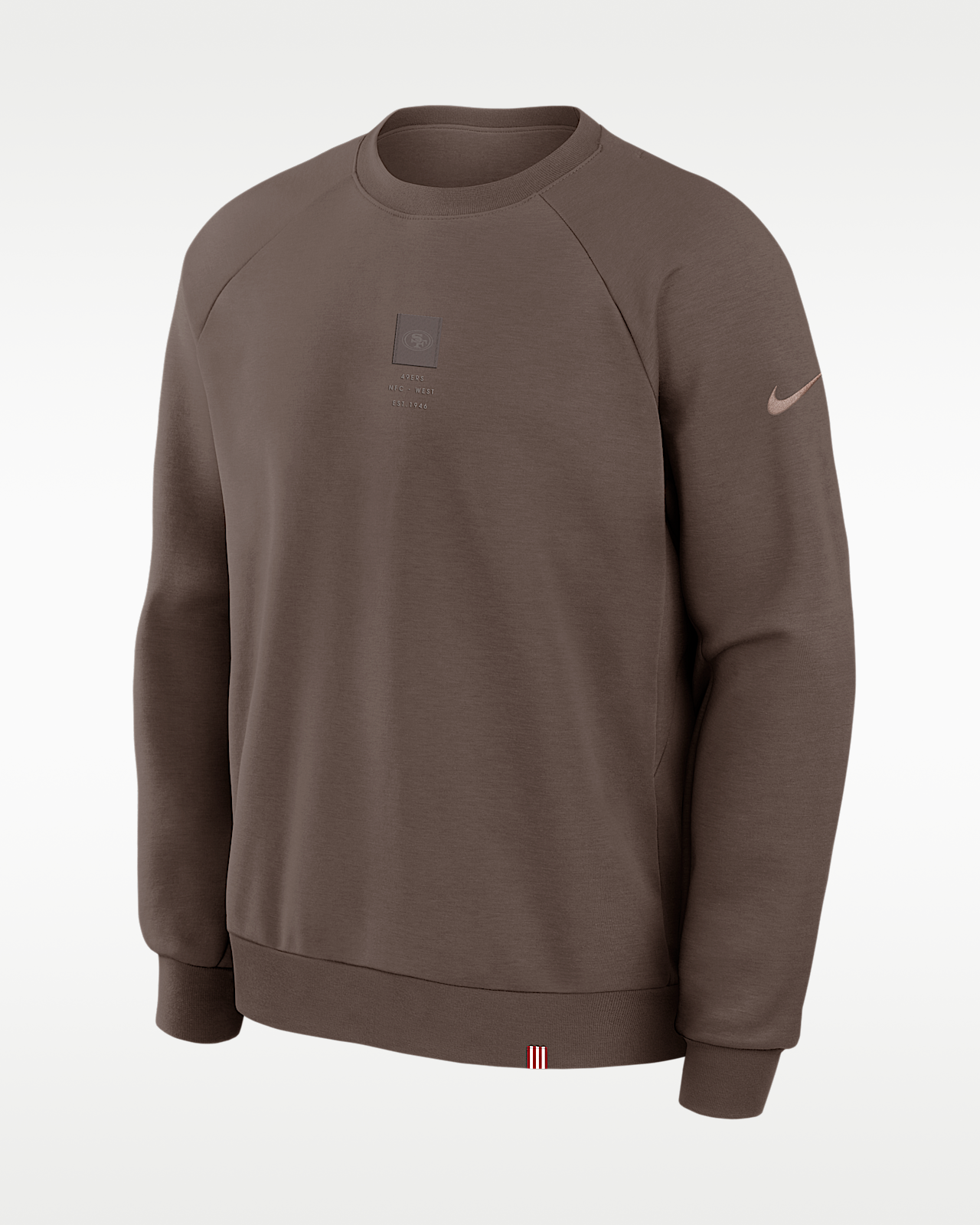 Мужские  San Francisco 49ers Primary Nike Dri-FIT NFL Pullover Crew