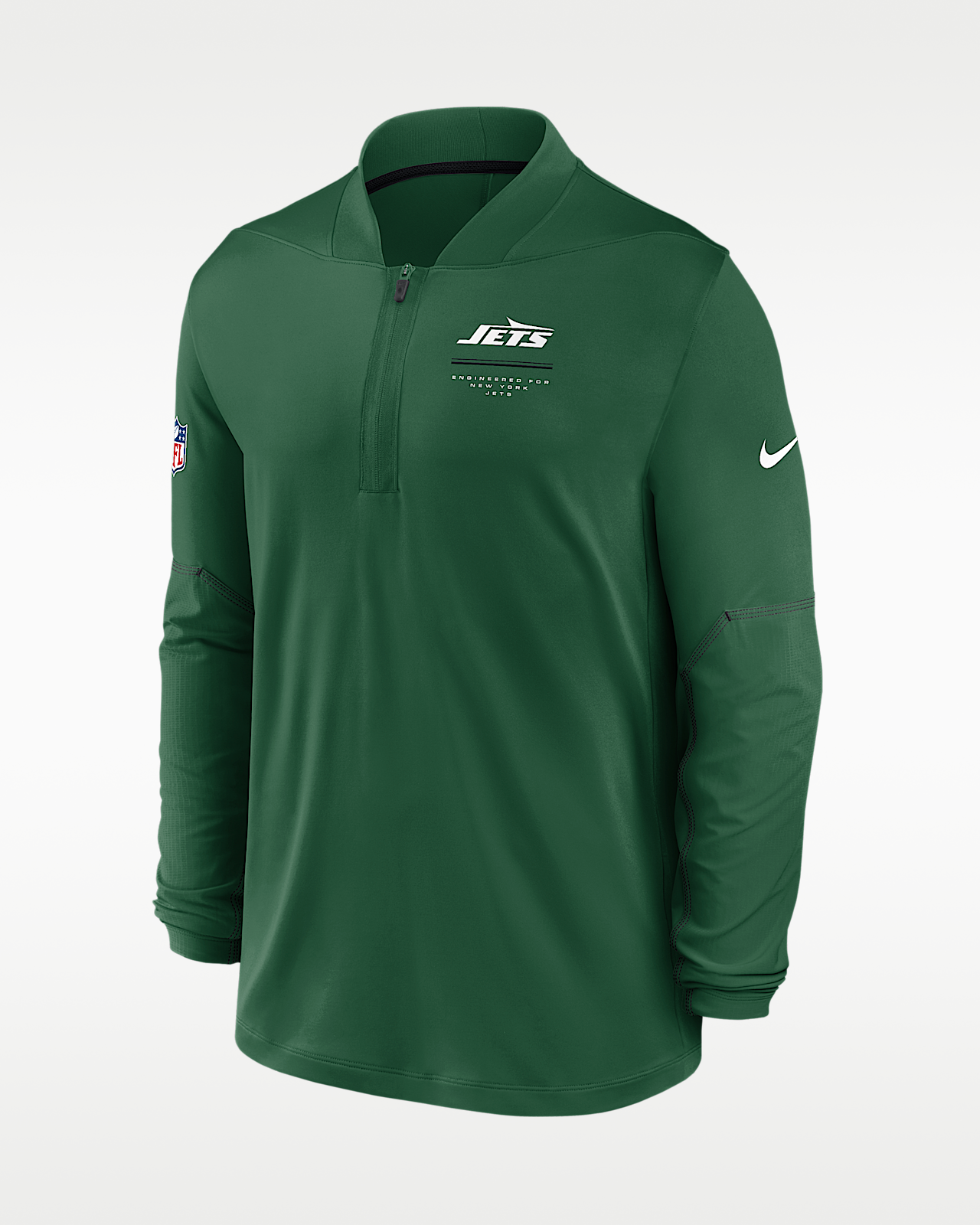 Мужские  New York Jets Sideline Nike Dri-FIT NFL 1/2-Zip Top