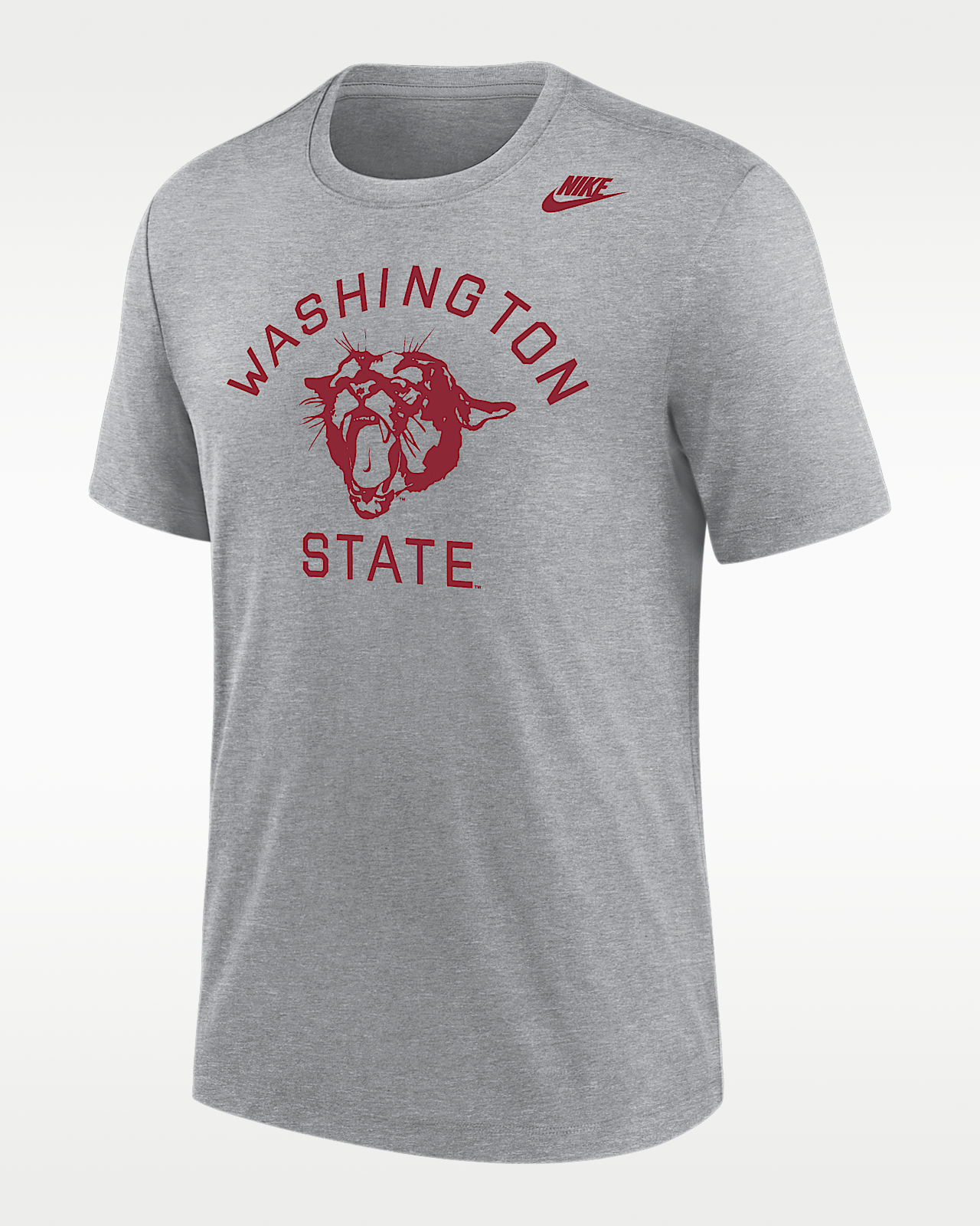Мужская футболка Washington State Cougars Nike Football Tri-Blend для футбола