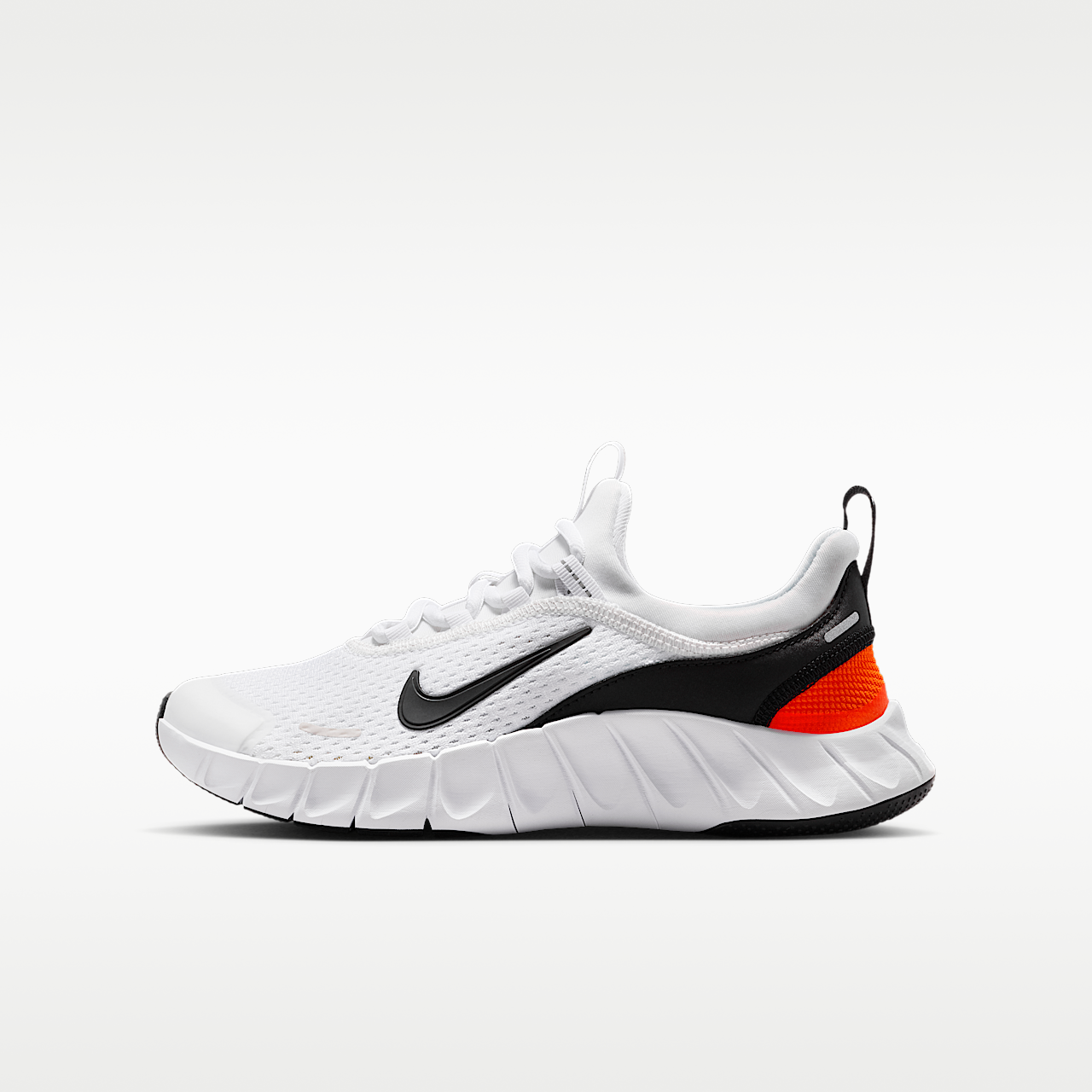 Nike Free sneaker Wit/Safety Orange/Zwart