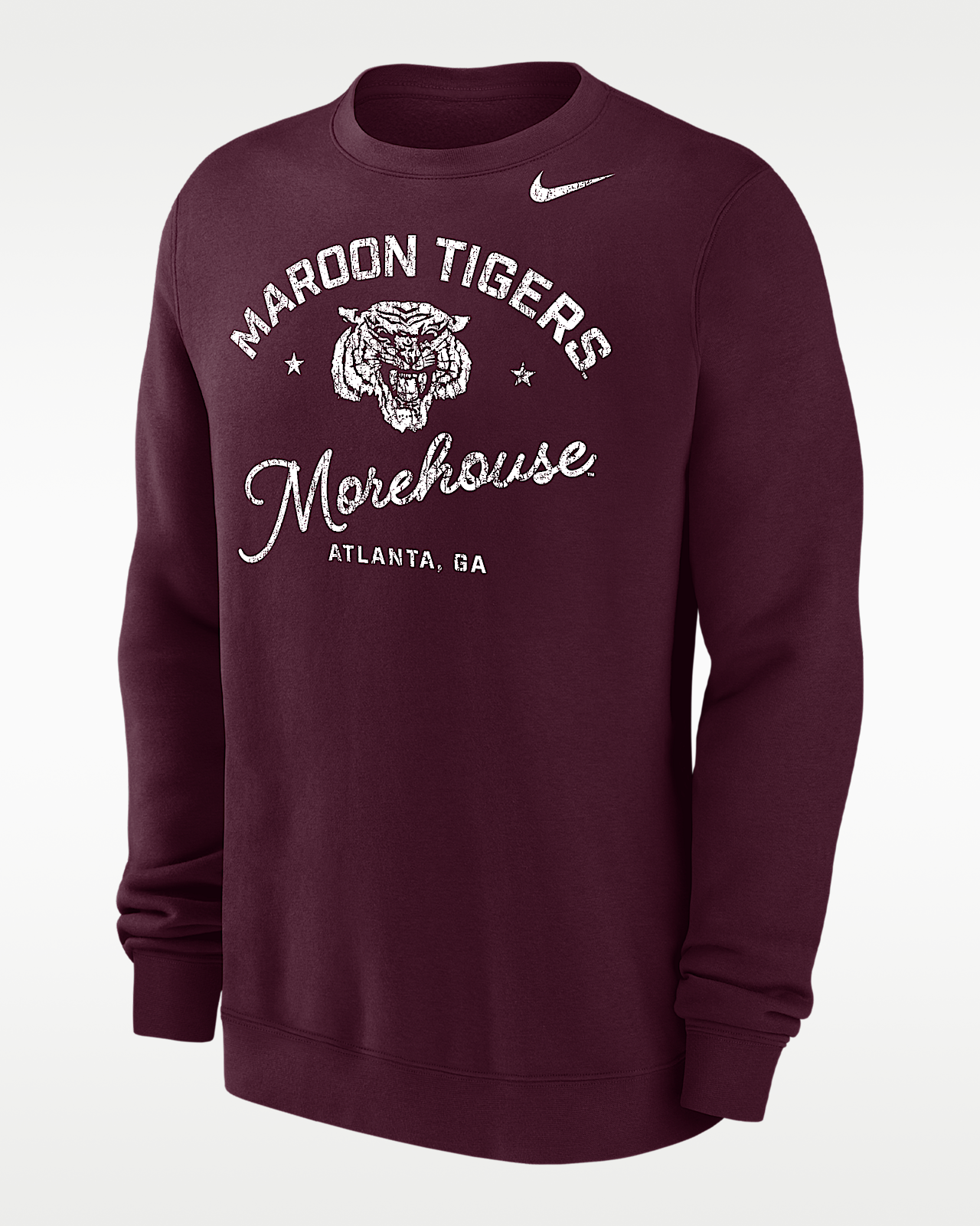Мужской свитшот Nike College (Morehouse College) Men’s Club Fleece Crew-Neck