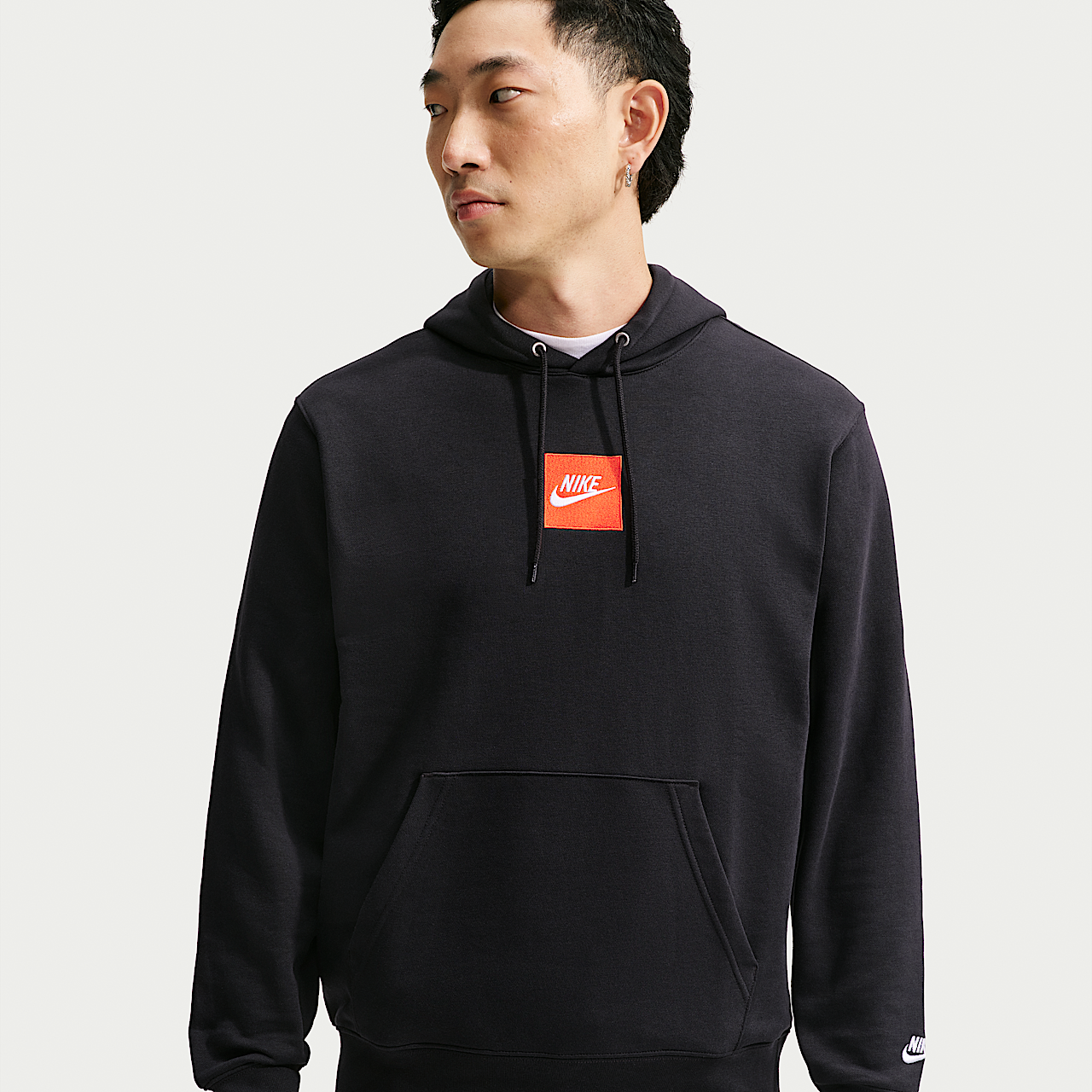 Nike Club (Black/Black/White)