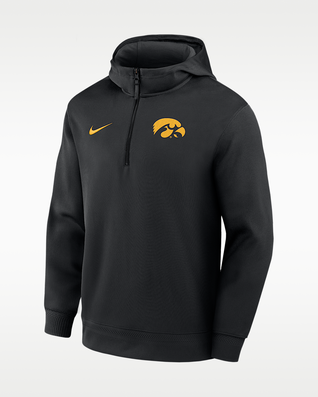 Мужское худи Iowa Coaches Premium Nike Dri-FIT College 1/4-Zip Hoodie