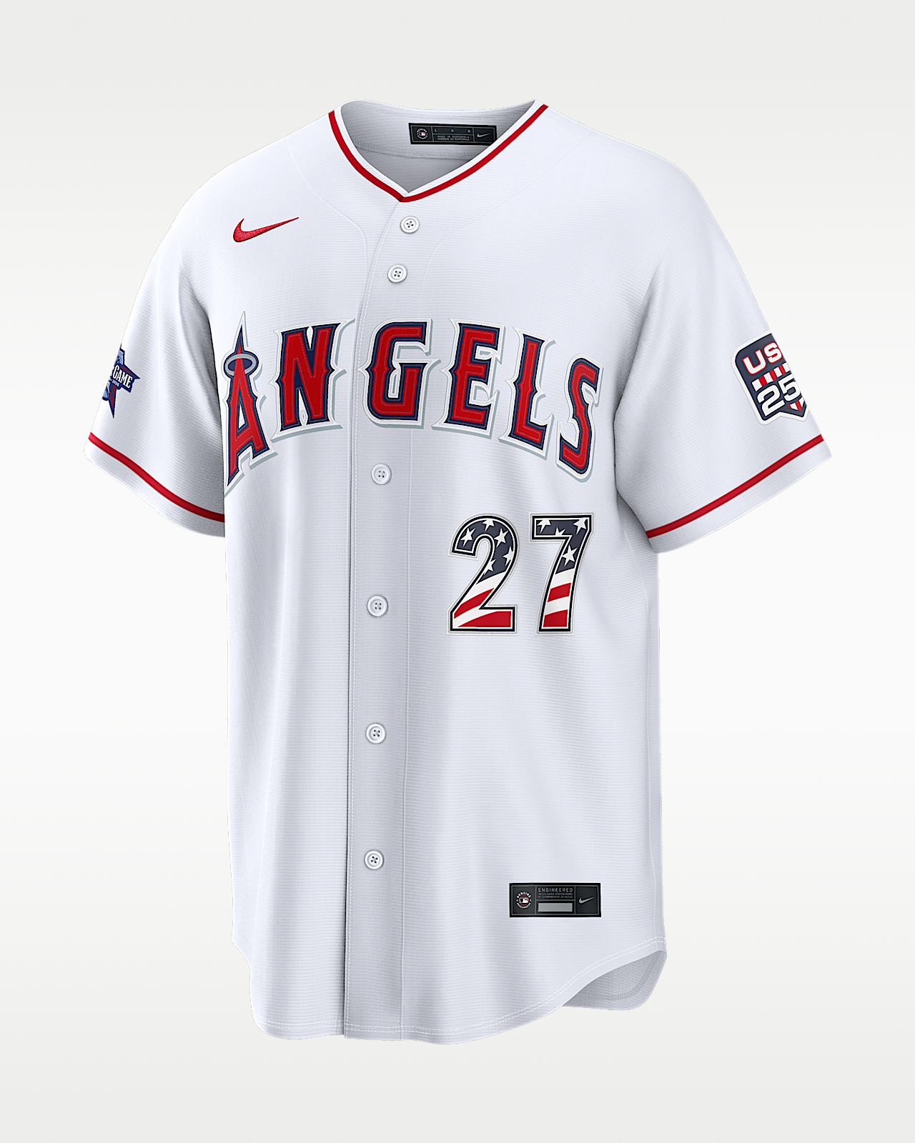Мужские джерси Mike Trout Los Angeles Angels 2026 All-Star Game Nike MLB Stadium Jersey