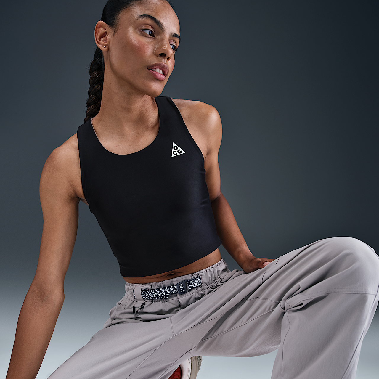 Nike ACG sneaker Zwart/Mink Brown/Summit White