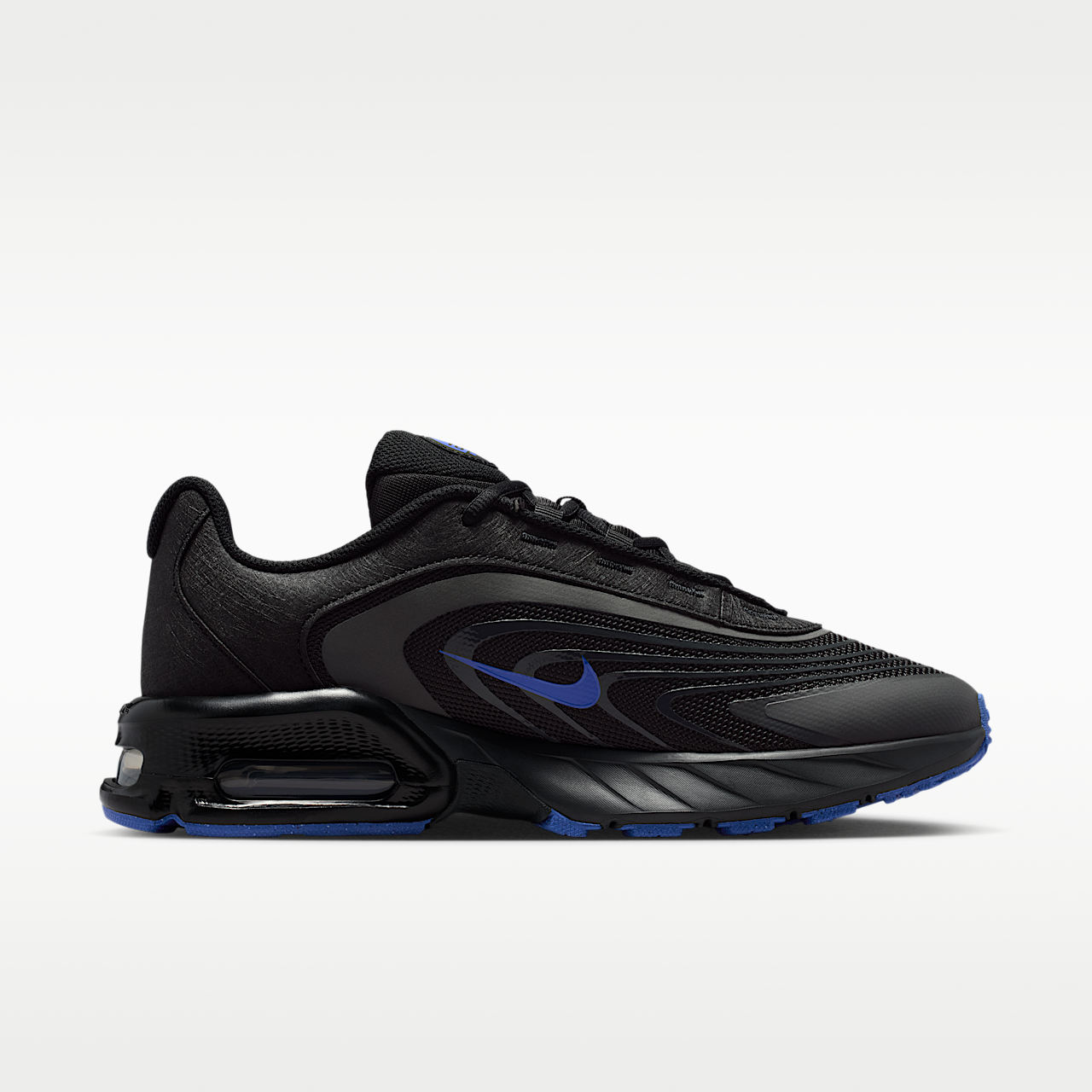 Nike Air Max sneaker Dark Smoke Grey/Zwart/Racer Blue